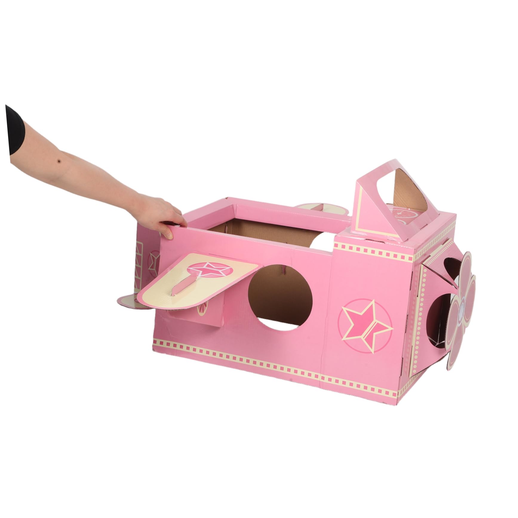 UPKOCH Caja De Cartón Para Avión De Juguete Disfraz De Avión Para Manualidades De Juguete Interactivo Para Construir y Jugar Casa