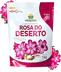 Fertilizante Adubo Rosa Deserto Crescimento Floração Para Plantas Flores Sempre Bem Nutridas 1kg