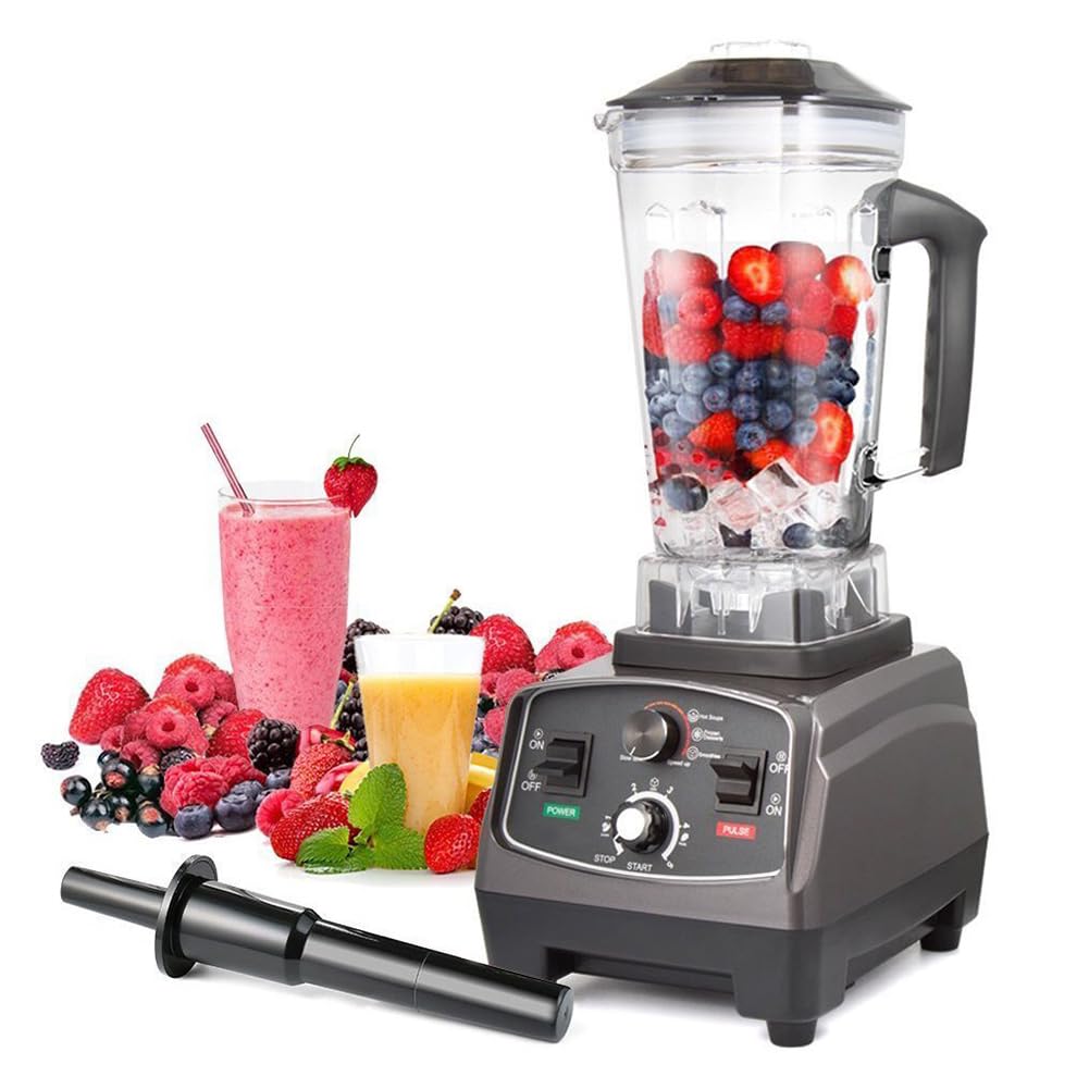 Blender do smoothie, robot kuchenny, wielofunkcyjna maszyna do rozbijania ścian, blender kielichowy o dużej prędkości 26000 obr./min z pojemnikiem 2 l bez BPA, do kuchni, mleka, herbaty, kawy, deser