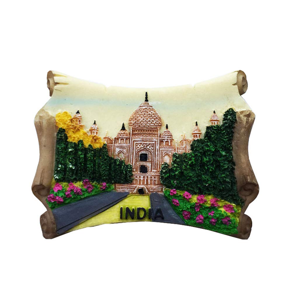 3D Taj Mahal India Fridge Magnet Souvenir Gift Home Kitchen Refrigerator Decoration Magnetic Sticker Collection