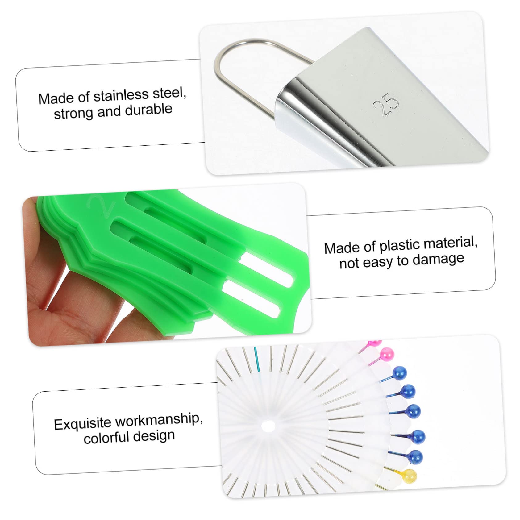 IWOWHERO Bias Tape Maker Tools Biasing Strips Roll Kit -in-one Sewing Tool Set for Quilting DIY Projects