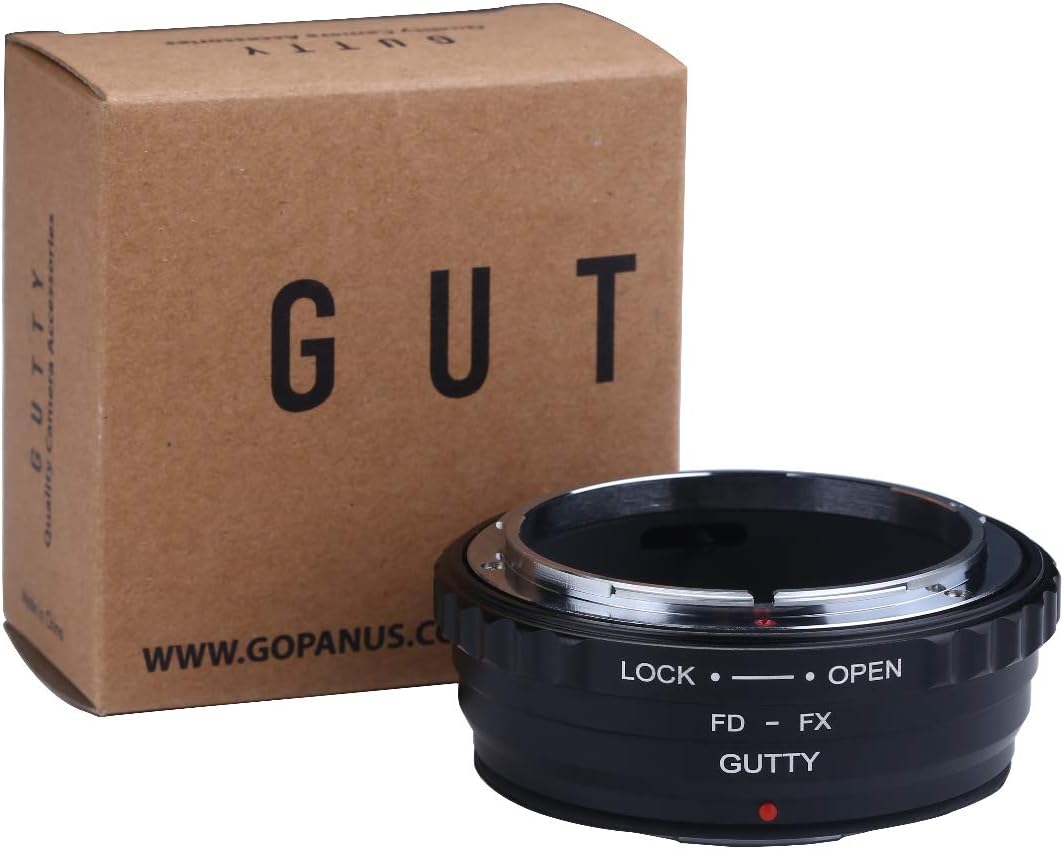 Gutty Camera Lens Mount Adapter :Compatible with Canon FD FL Lens and Fuji X Series Mount Camera