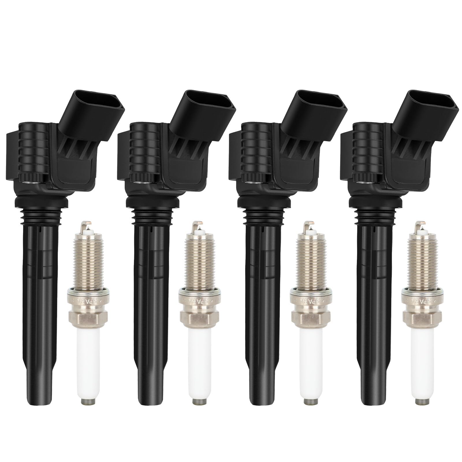 Photo 1 of ECCPP Ignition Coils and Spark Plugs Set for Volkswagen, Audi