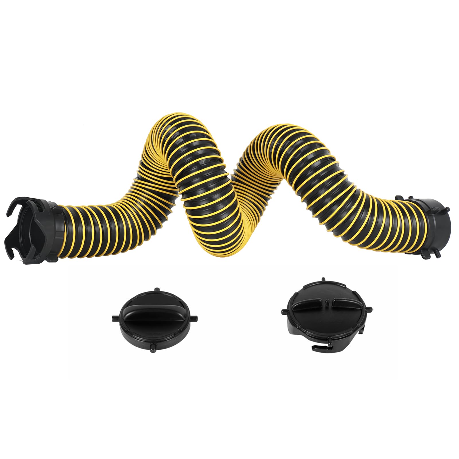 5FT RV Sewer Hose Extension Camper Sewer Hose Extension with Caps
