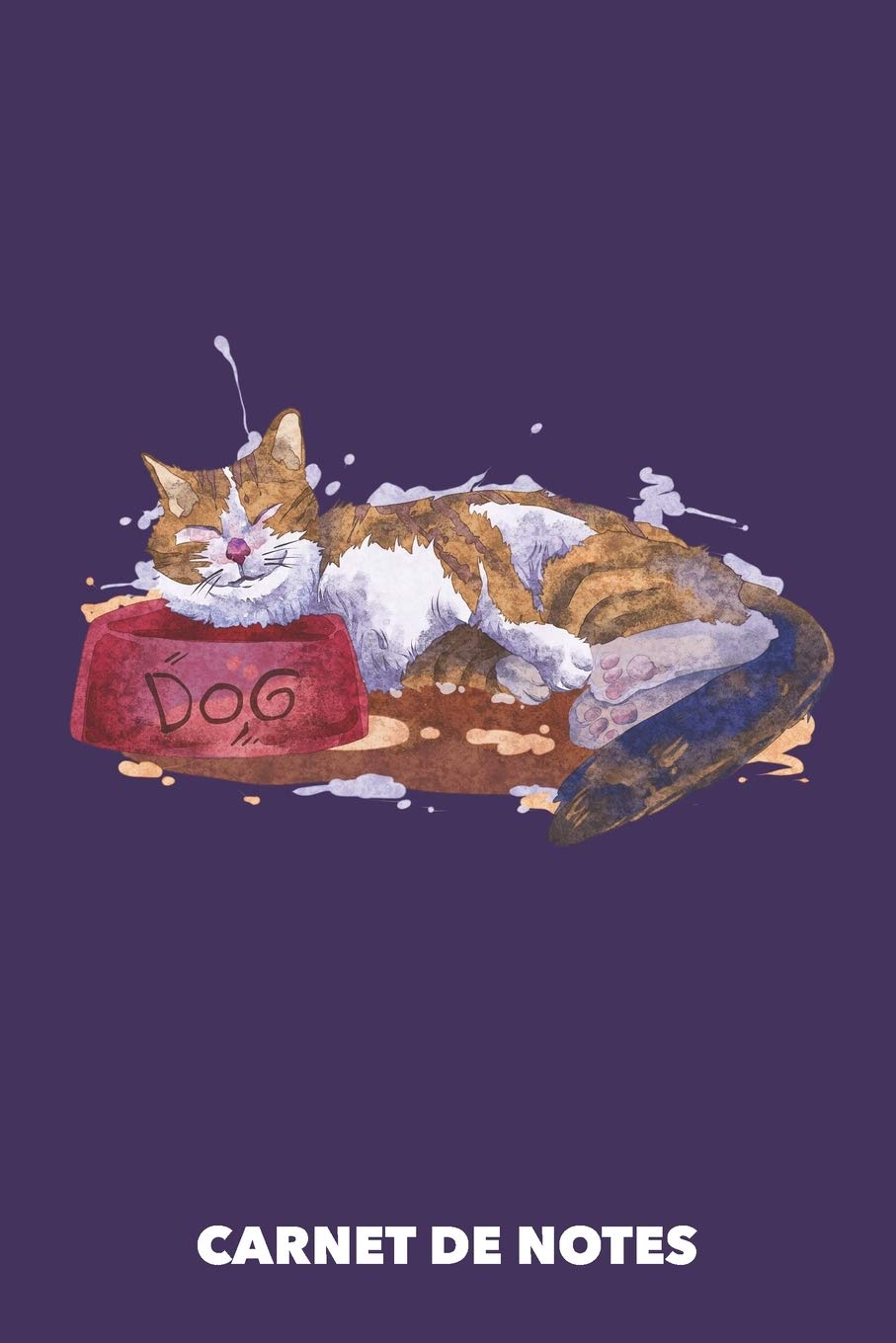 Carnet de Notes: Chat-Voleur A5 blanc - 120 pages pour propriétaires de chats (French Edition)