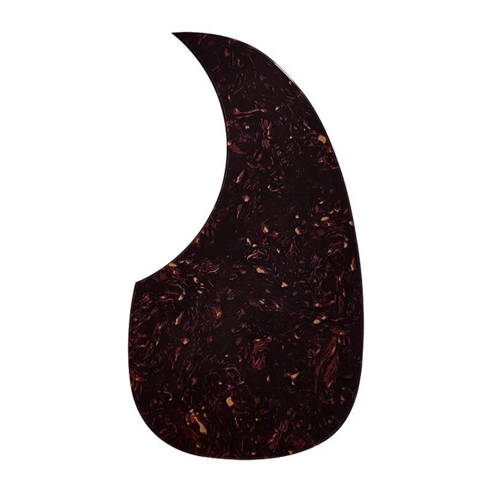 Mały Pickguard Do Gitary Akustycznej Osłona Gitary Do Rozmiaru 40 I 41 Elegancka I Gładka Fazowana Osłona Gitary Akustycznej(Dark Brown)