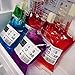 Jesban Blood Bag Reusable Drink Container with Stickers Clips Funnel for Halloween Doctor Nursing/RN Graduation Vampire Zombie Theme Party Decoration, Pack of 10 IV Bags (10 Pack)