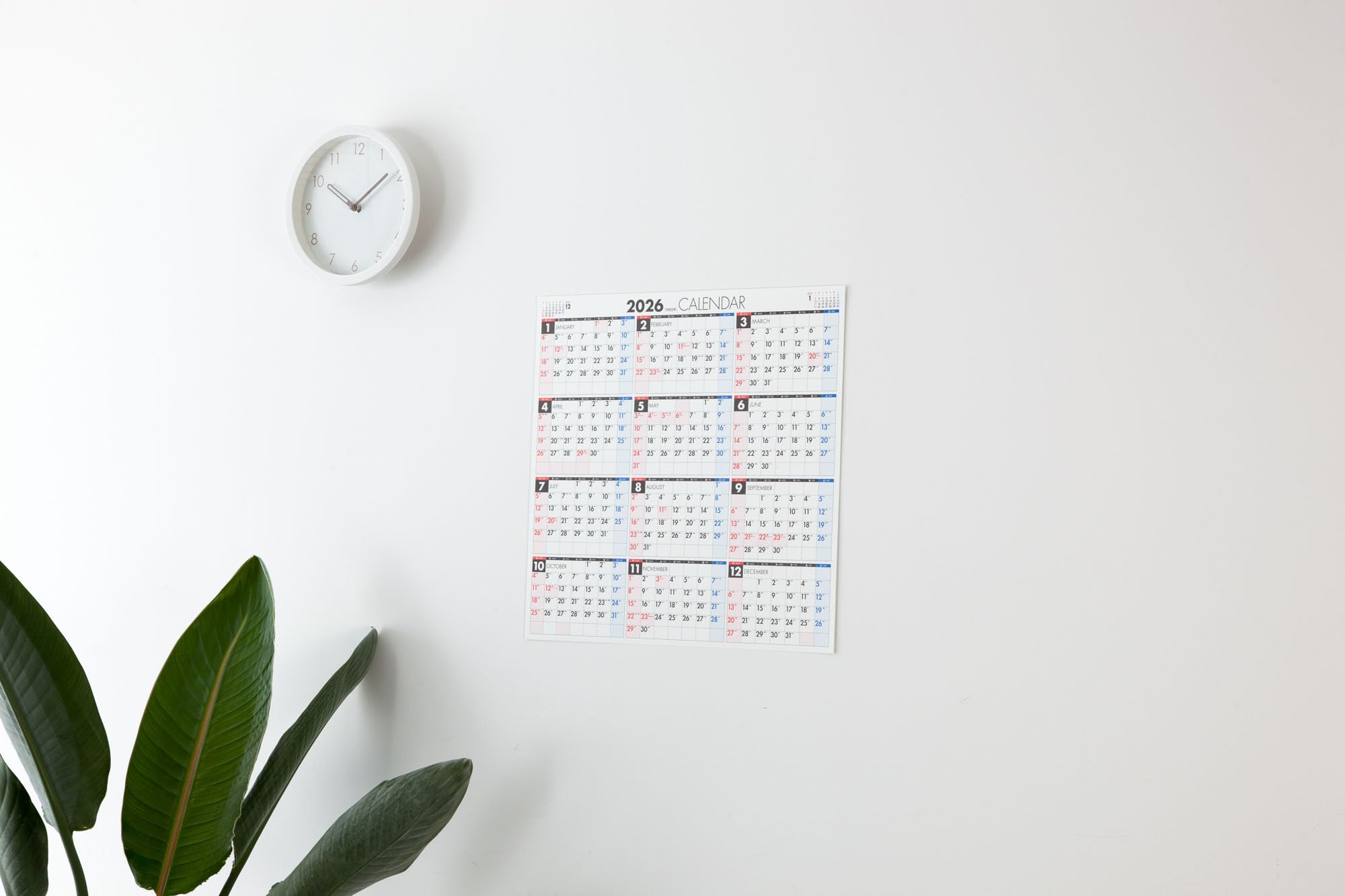 Amazon.co.jp: Takahashi 2026 Calendar Wall-Mounted A2 Variant E3