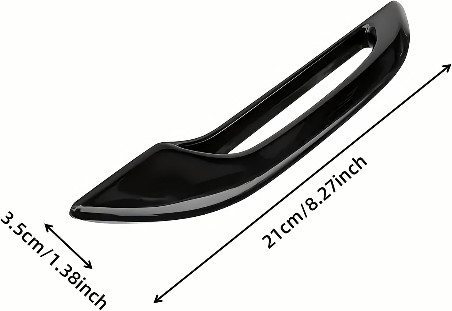 Car Door Handle Protection Cover Glossy Black Compatible with Tesla Model 3 Model Y 2021-2023 Car Firm Antifreeze Modification Accessories Scratch Resistant Exterior Accessories