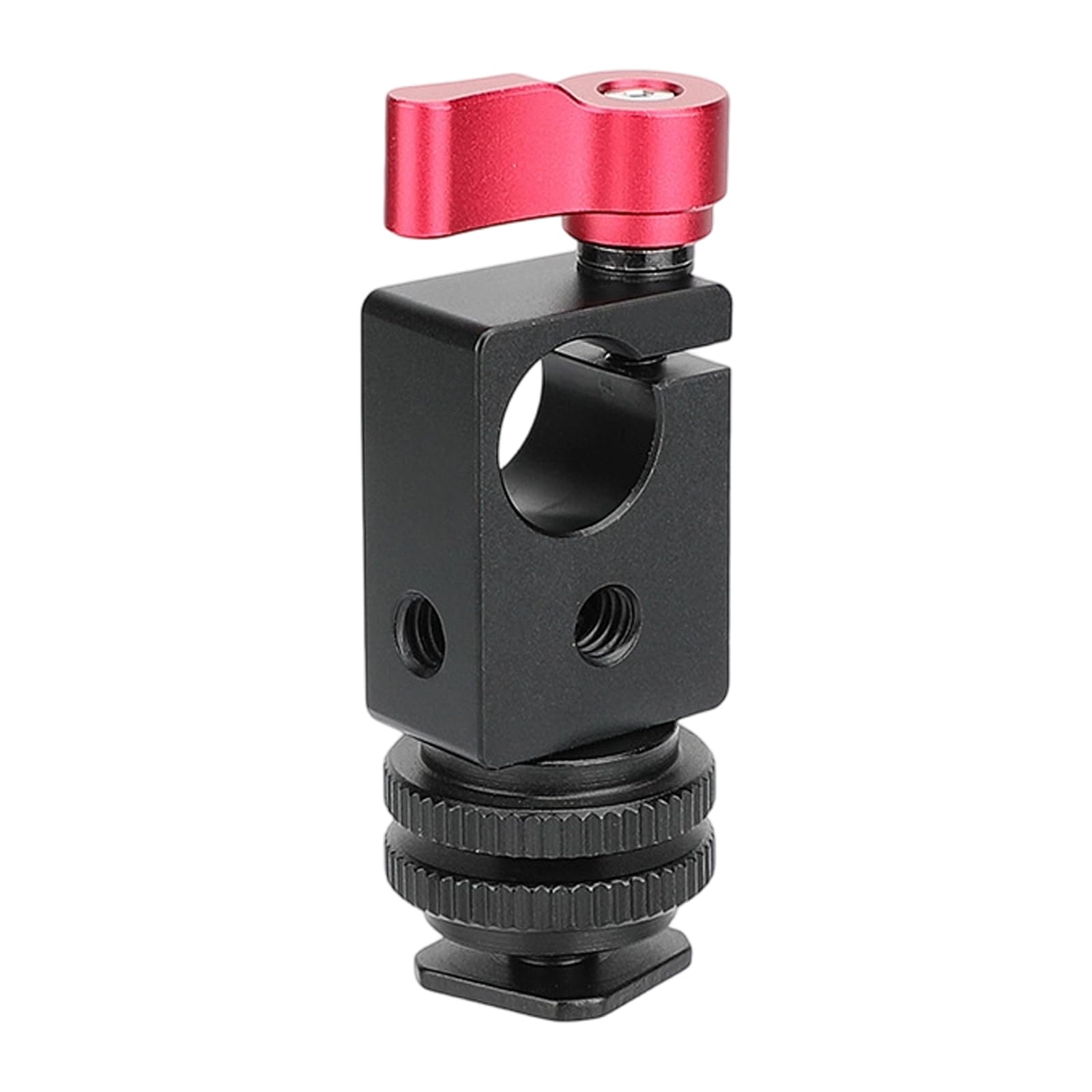Kahdgss Red Single Rod Clamp With 1 / 4Inch-20 Threaded Screw Replacement For Camera Cage 15Mm Rod Pipe Improvement Installation