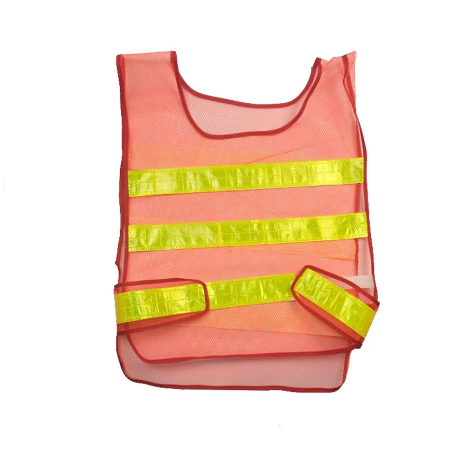 ByNGSDCC High Visibility Car Traffic Reflective Safety Vest - Outdoor Running Cycling Sports Protective Clothing(Orange)