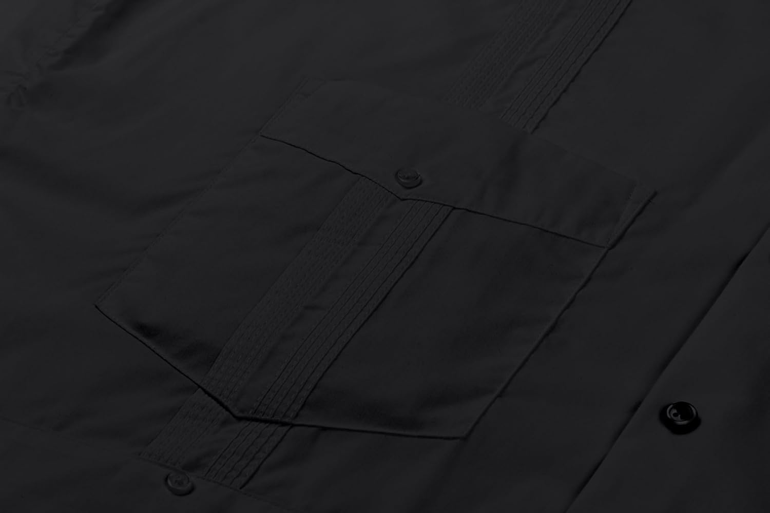 MAXJON Men's Guayabera Shirts for Men Long Sleeve Cuban Snap Button Shirts Mexican Guayabera Shirts with Four Pockets - Image 6