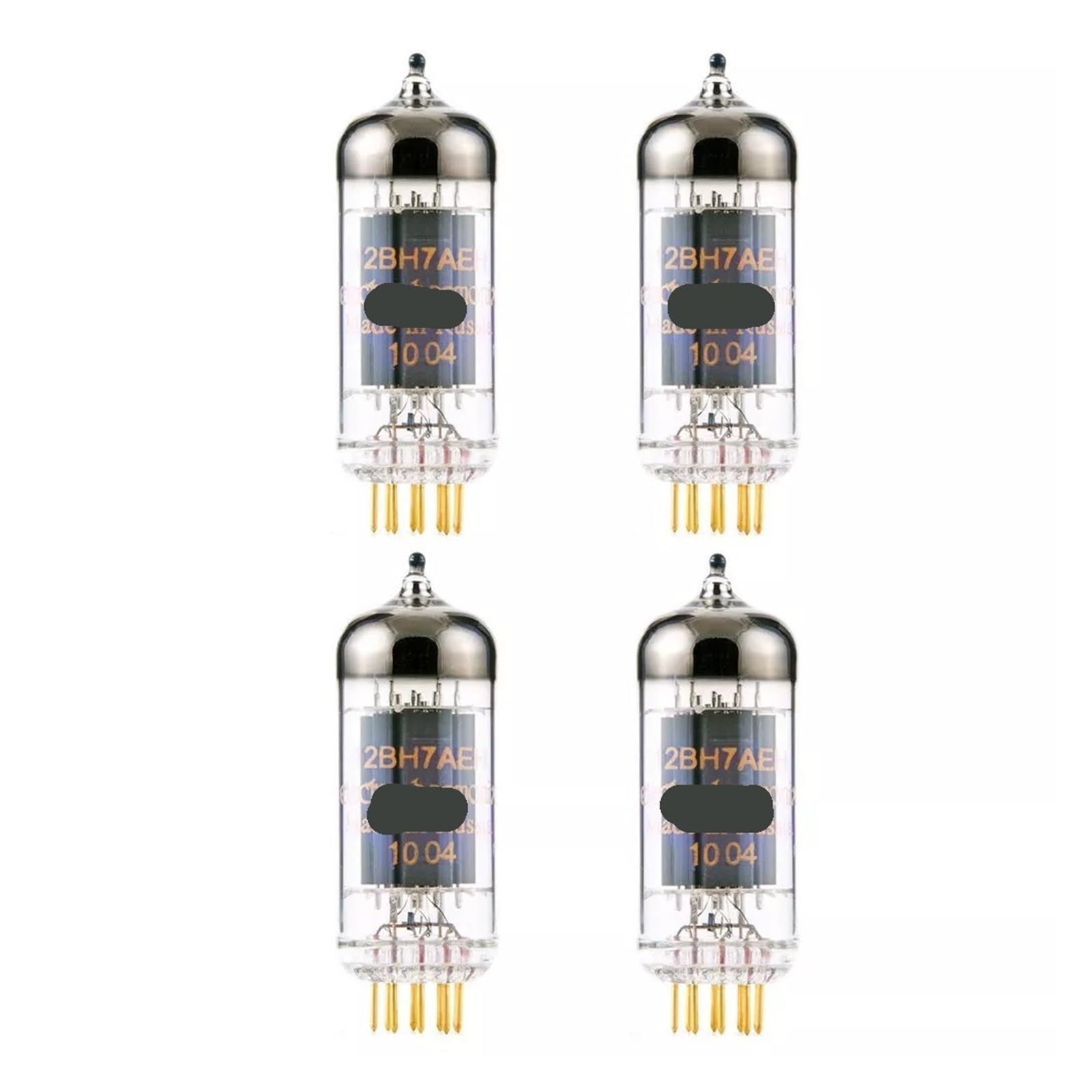 4 Pcs Gain Matched 12BH7 Gold Needle Vacuum Tube -