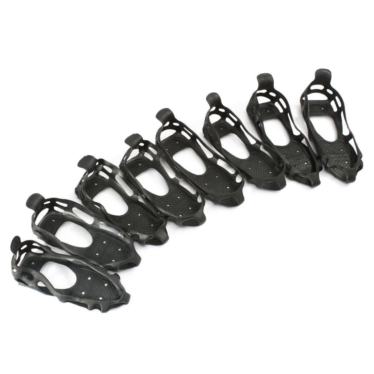 YONGYAO 24 Spikes Anti-Rutsch-Stollen Schnee EIS Schlamm Steigeisen Überschuhe Stiefel Schuh Gripper S-XL