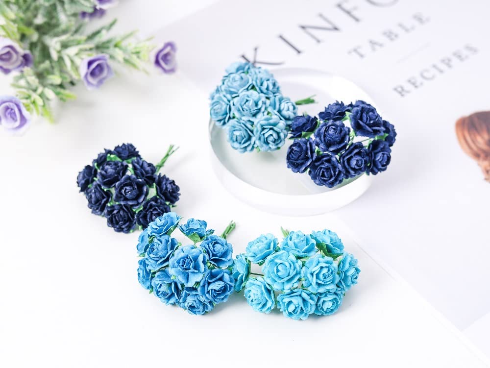 Handgefertigte Mini-Rosen Aus Maulbeerpapier – 50 Stück, 15–18 Mm, Für Hochzeit & Basteln