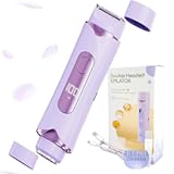 Bikini Trimmer for Women & Body Shaver | Dual Head Electric Razor for Pubic Hair with Multi-Guard Protection | Rechargeable with Display Smooth Trimming for Women's Bikini, Face, Legs, Underarms, Arms
