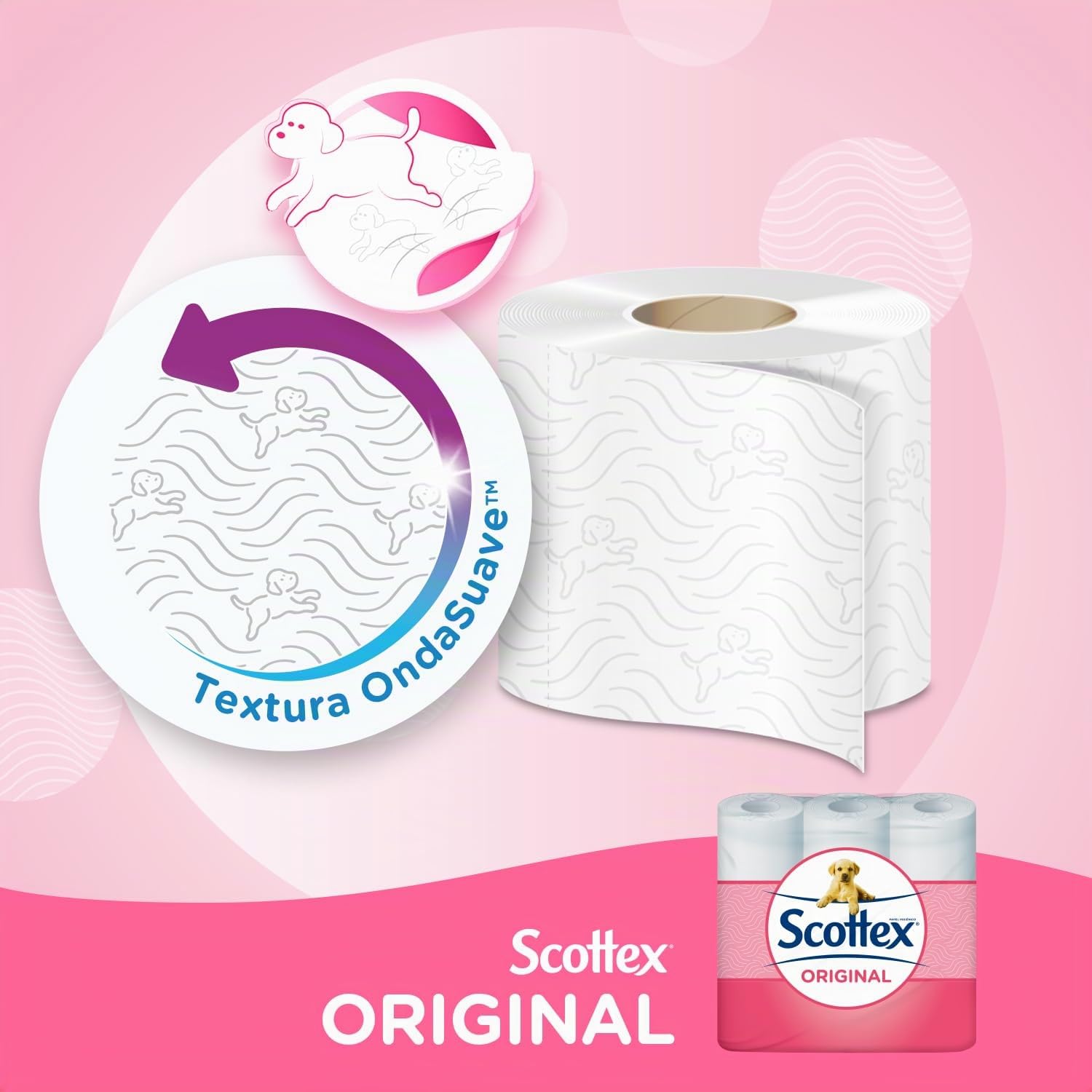Scottex Papier toilette original - 96 rouleaux