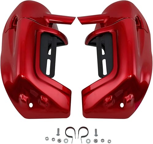 Miniatura 10 de TCT-MOTORPARTS Guante de guantera de carenado inferior ventilado para Harley Road Street Electra Glide Road King Tour Electra Glide Ultra Classic