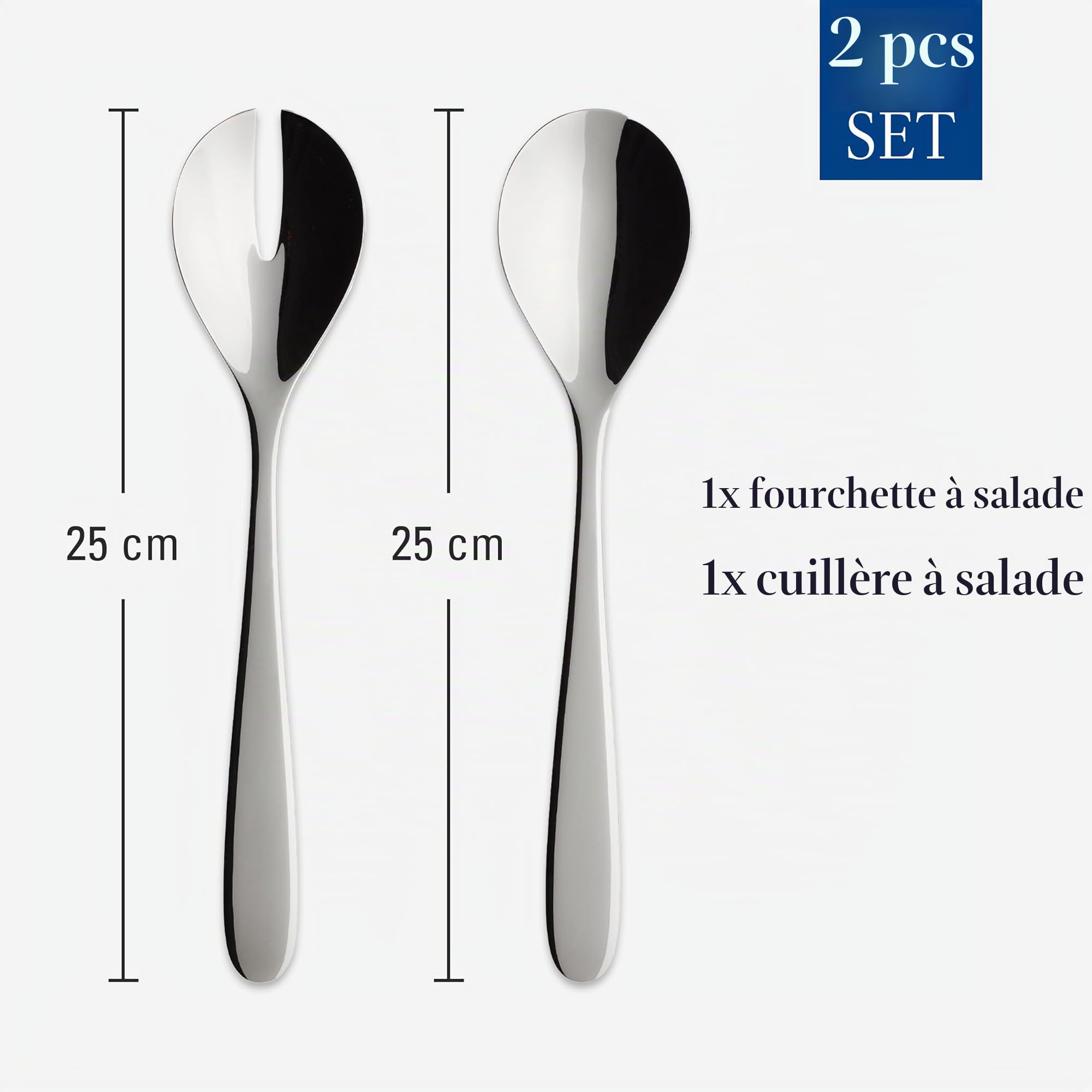 Daily Line Couvert a salade, 2pces