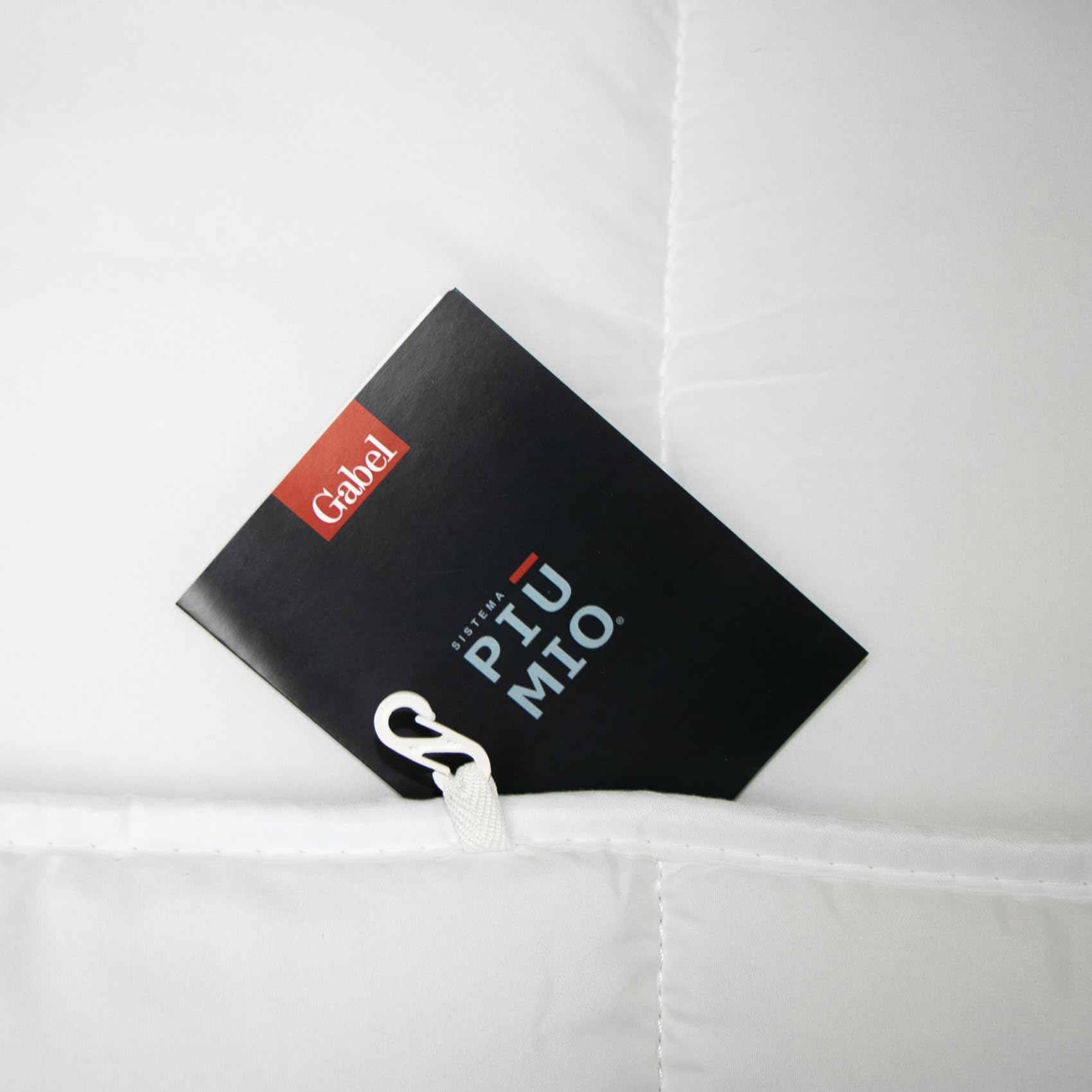 Gabel Nottetempo Piumino Microfibra Caldissimo, Poliestere, Bianco, Singolo, 205x155x2 cm