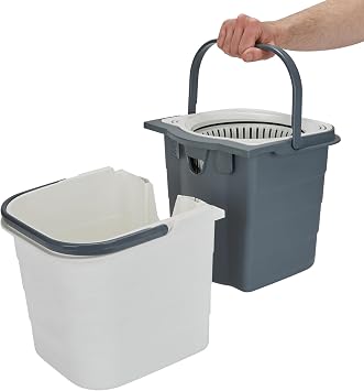 Kitchen Details 360 Deluxe Self-Wringing Mop with Detachable Bucket