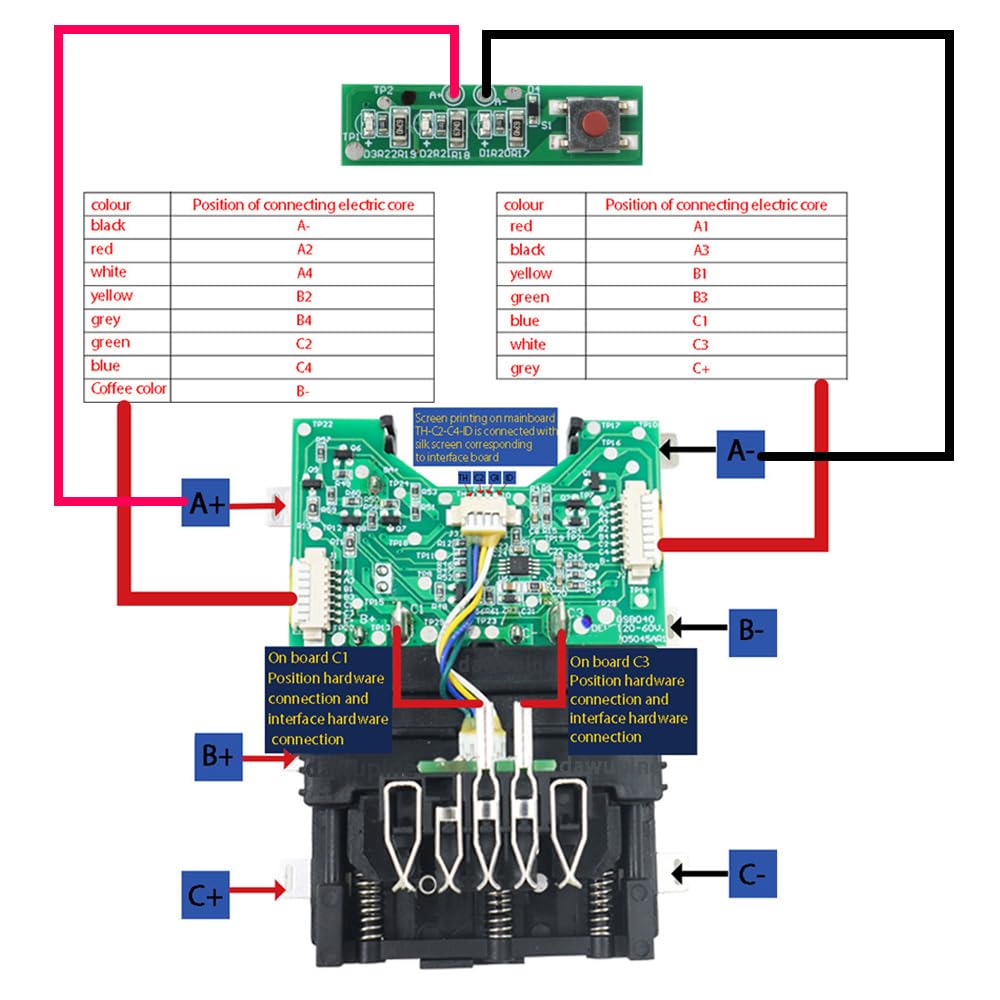 Funda de repuesto de batería 18650 de 15 celdas para DeWalt DCB606 DCB609 20V/60V MAX 9.0Ah – Kit de reparación de carcasa de plástico para baterías DeWalt DCB612 (batería no incluida)