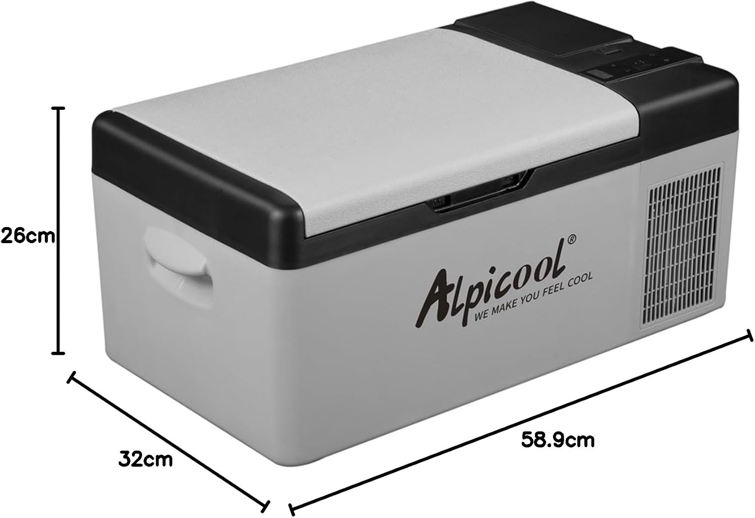 Alpicool EC15 Product Dimensions