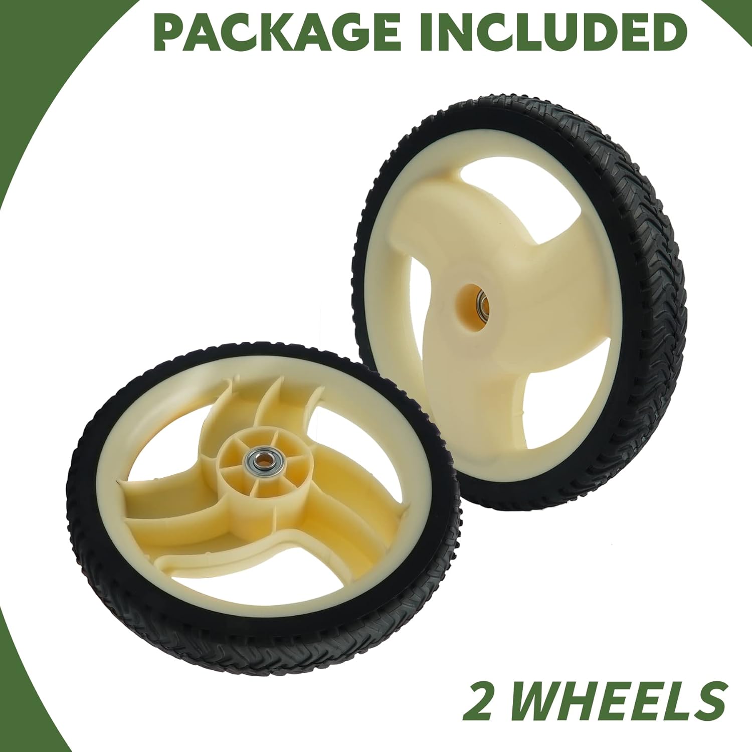 105-1816 Lawn Mower Rear Wheel Replaces for Toro 205-268 20012 20016 20019 2 Pack