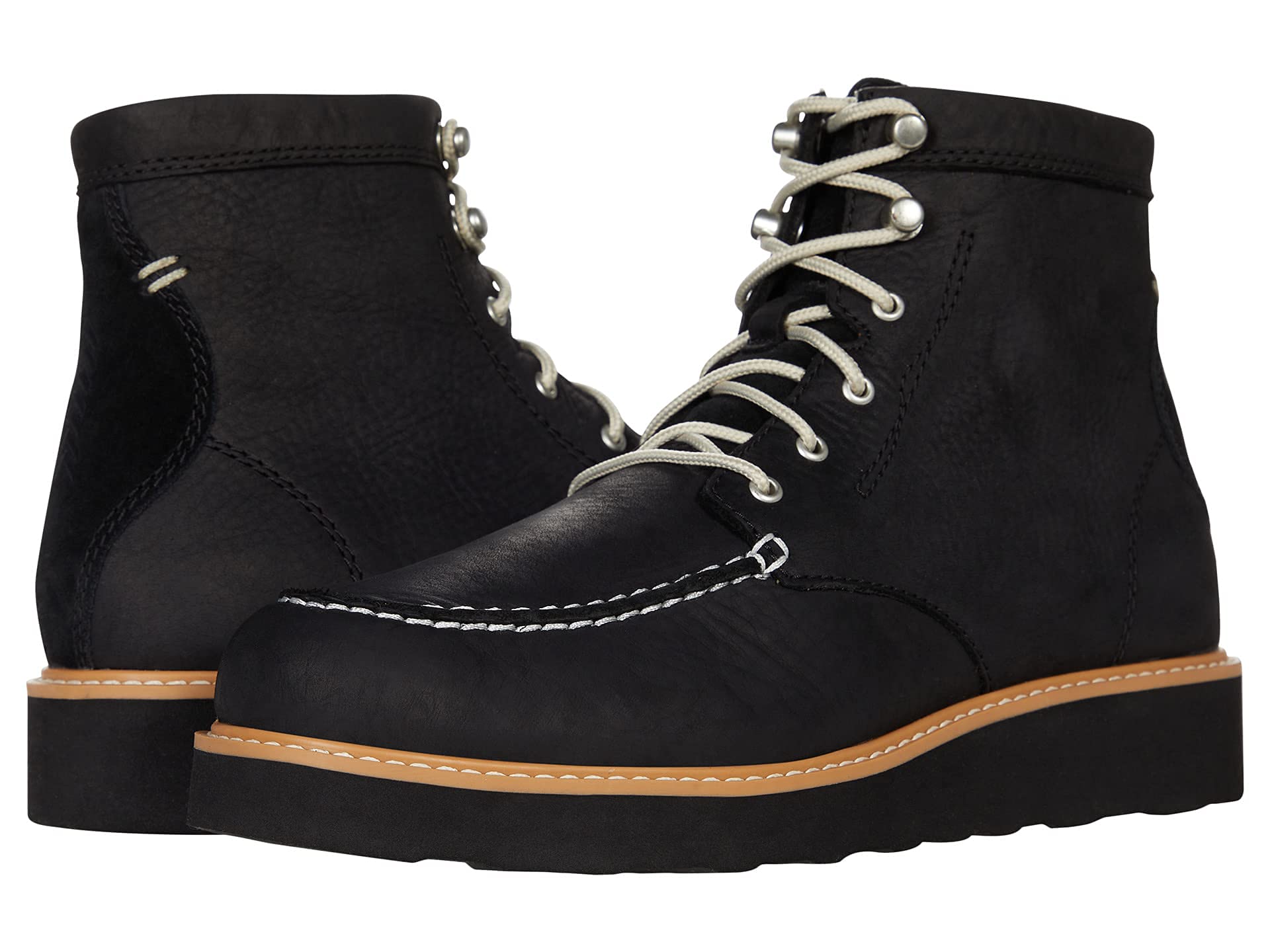 Kodiak Scotia Mocc Vamp Wedge Black 7.5 M