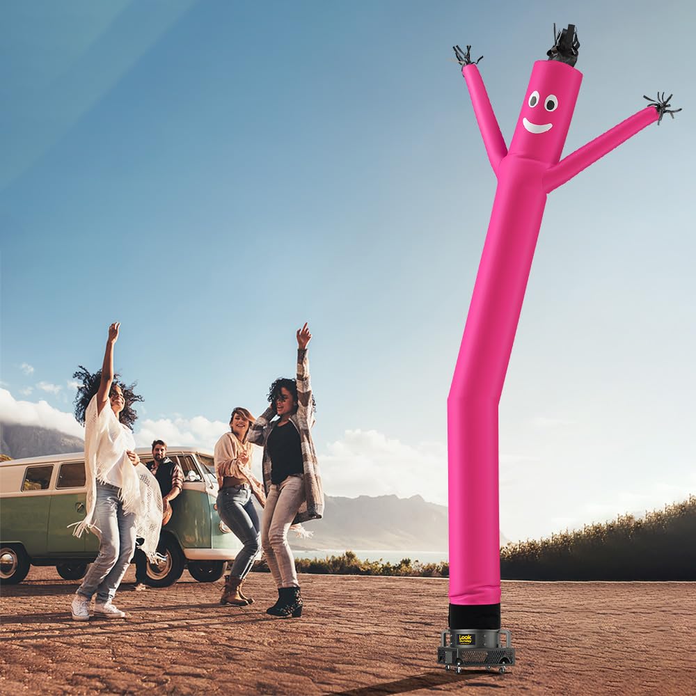LookOurWay Air Dancers Wacky Waving Inflatable Tube Man Set - 20 Feet Tall Inflatable Dancing Man with Blower for Business Advertising