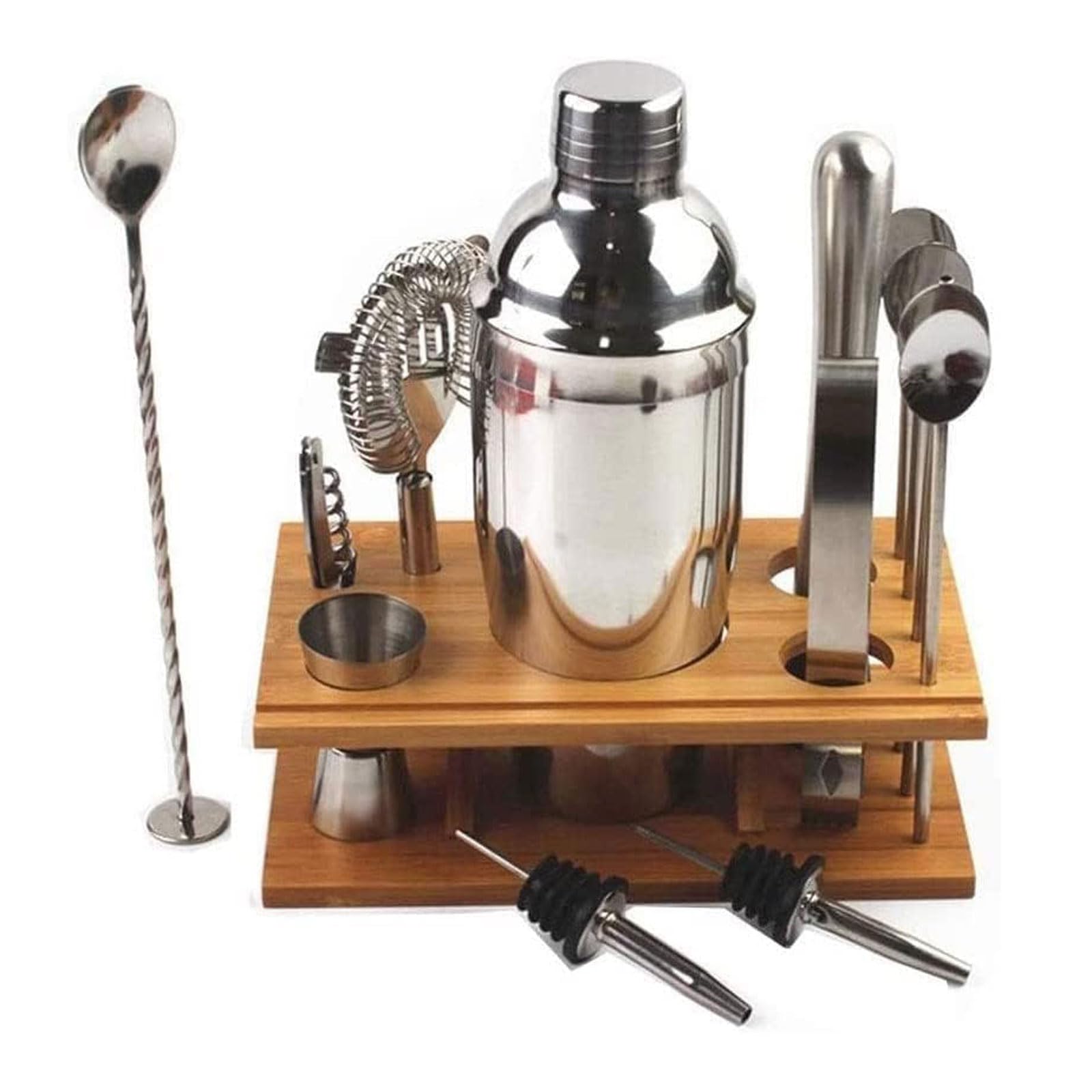 Shaker à Cocktail kit complet 14 pièces pour des soirées conviviales