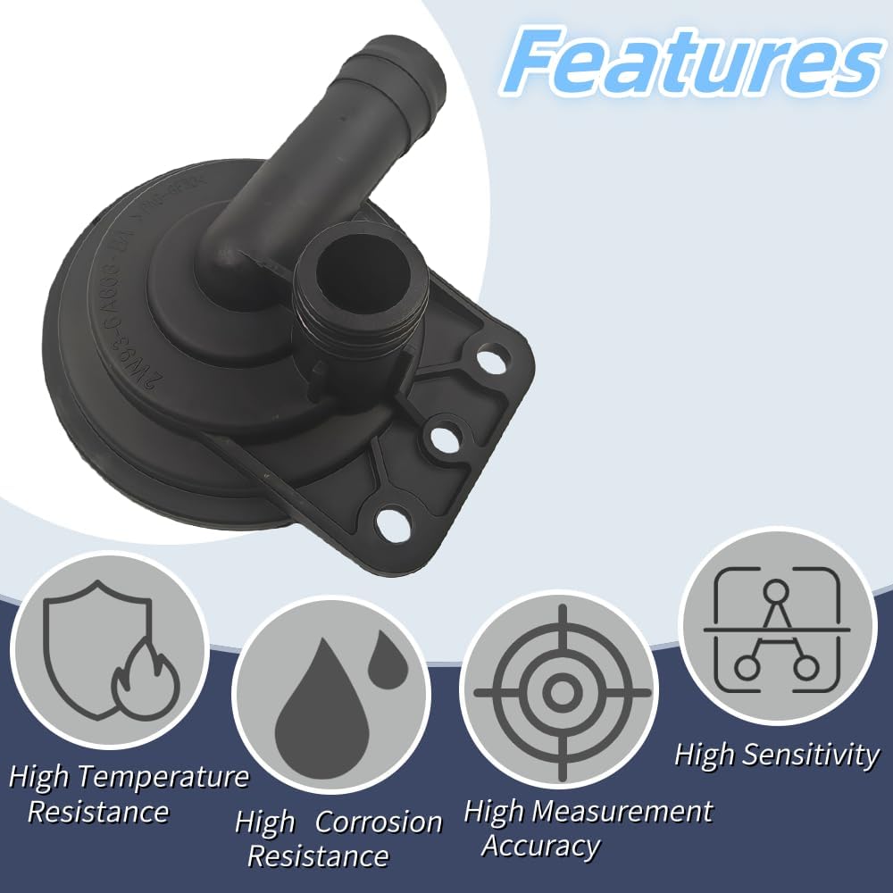 AJ89074 Crankcase Vent Valve PCV Valve,Compatible with 05-09 LR3 V8,06-09 Range Rover,06-09 Range Rover Sport,07-09 XK XKR,09-10 XF