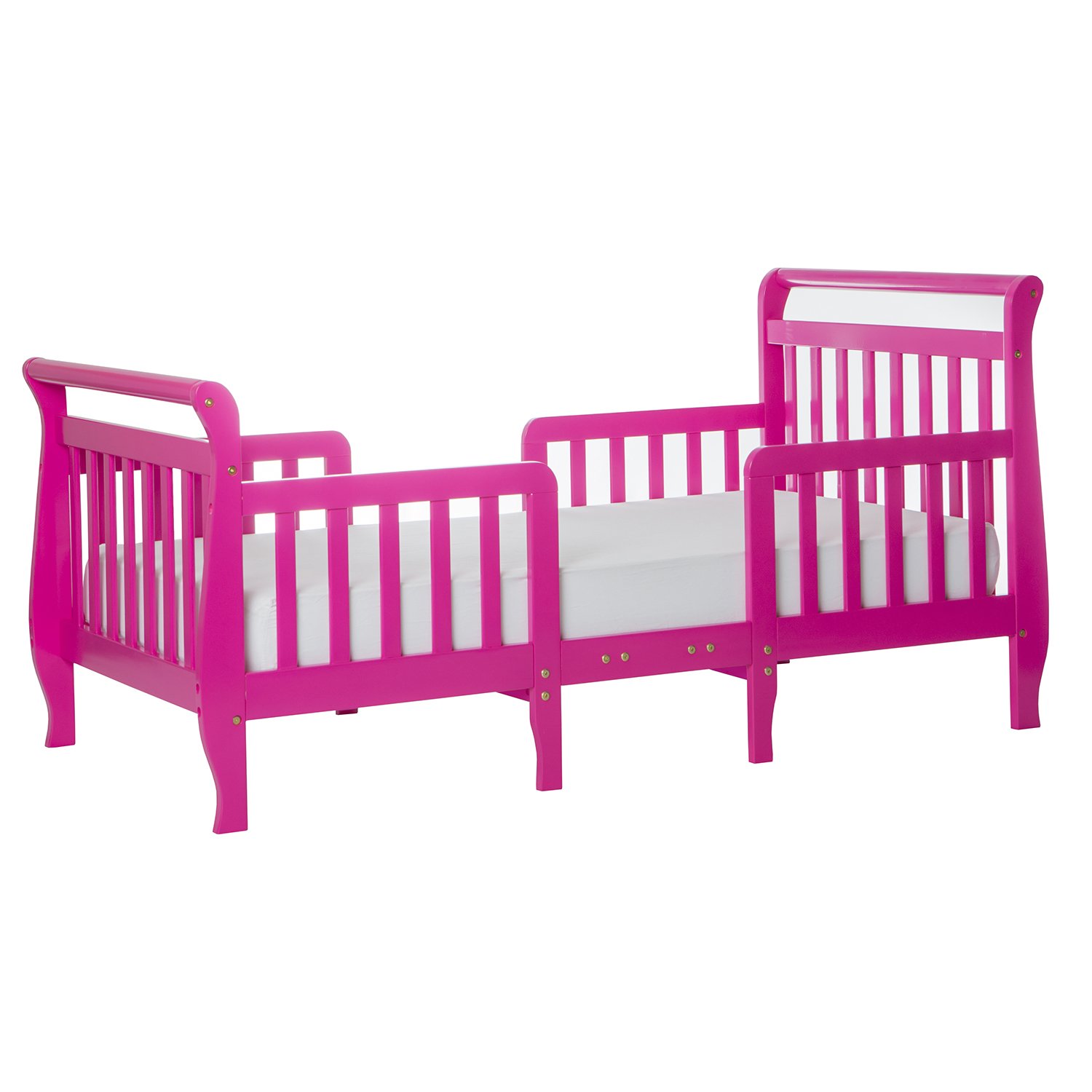 Flash Sale Dream On Me Emma 3-in-1 Convertible Toddler Bed in Fuschia Pink