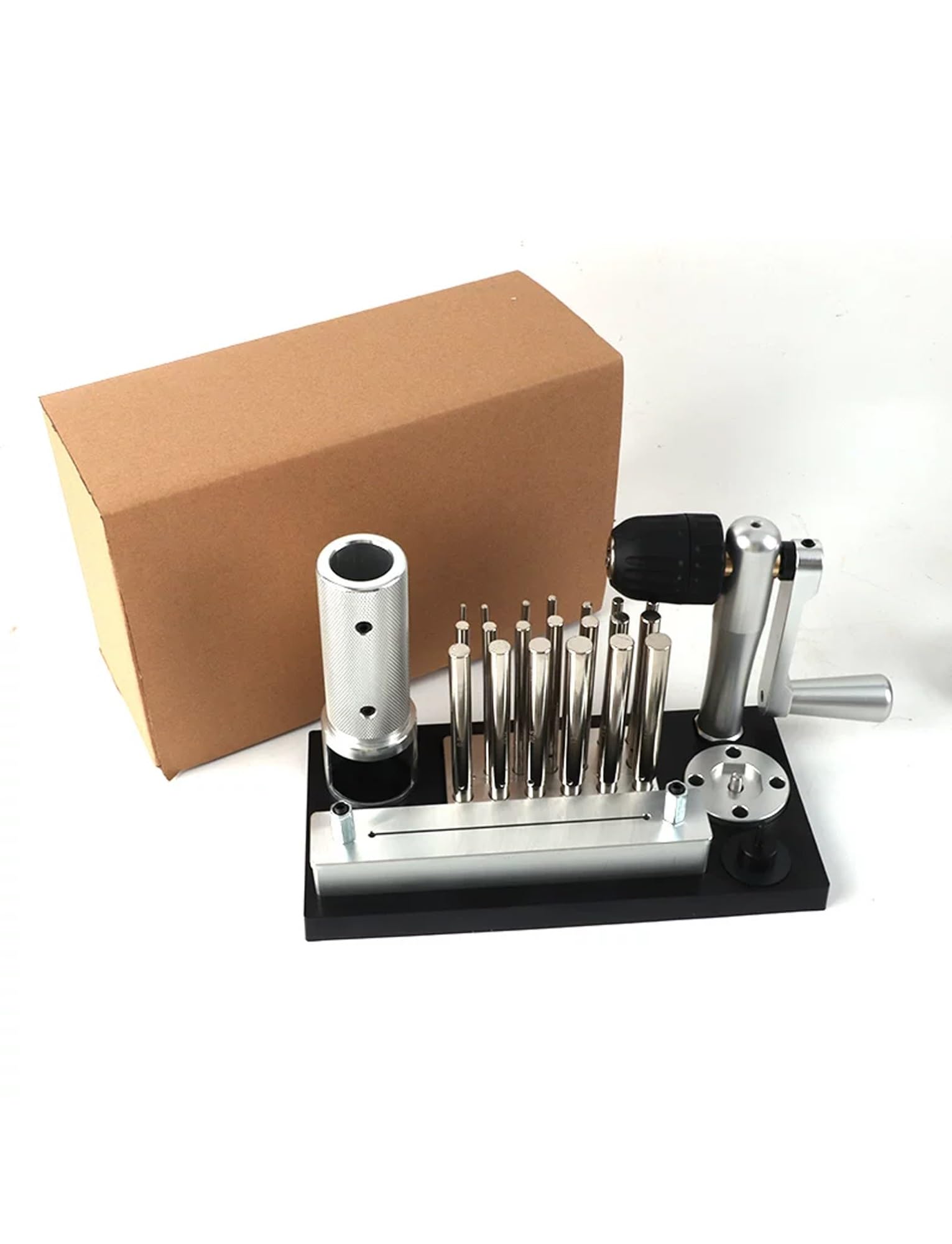 Ręczna maszyna do robienia pierścieni skokowych z trzpieniem zestaw akcesoriów do rękodzieła biżuterii