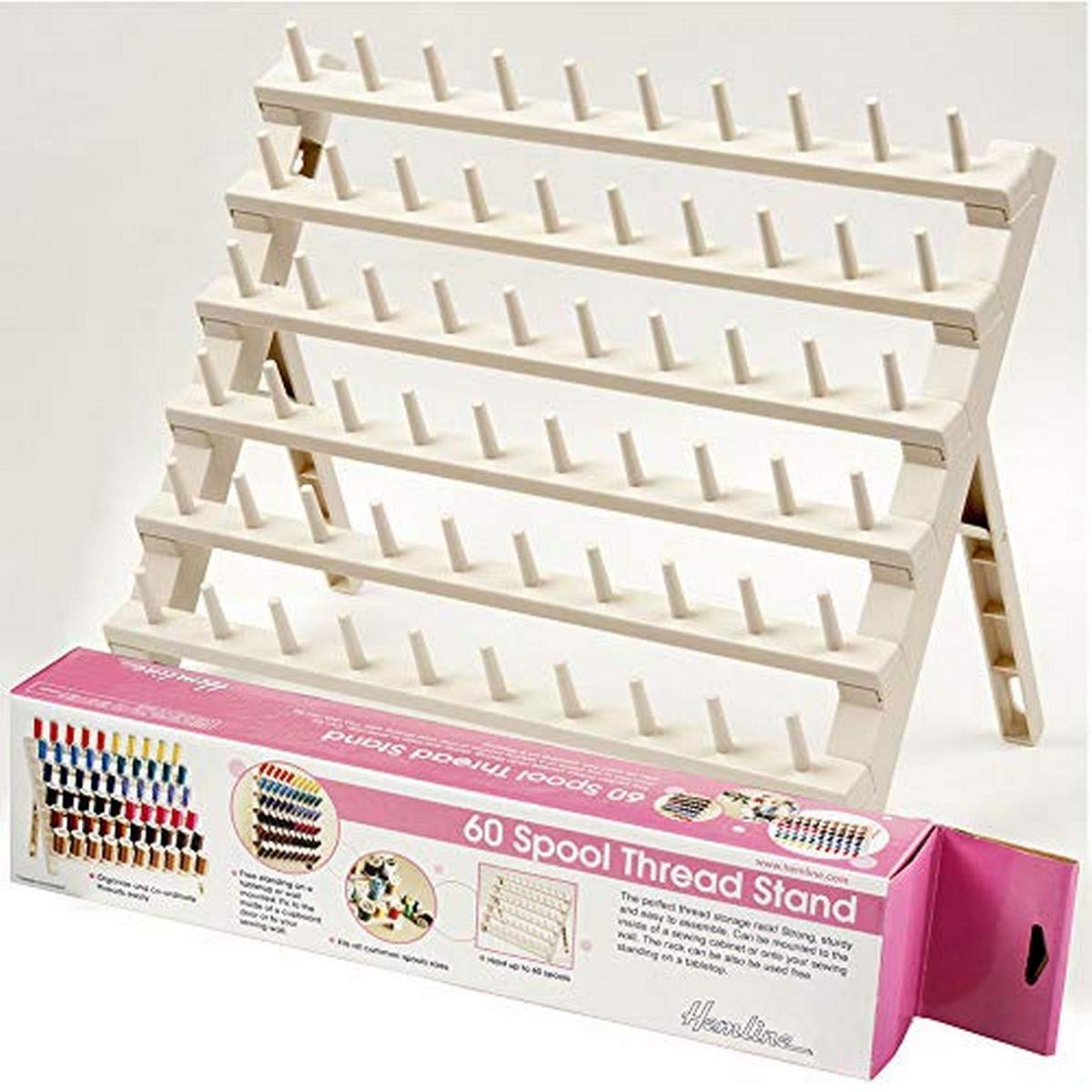 Groves Beige 60 Spool Thread Rack