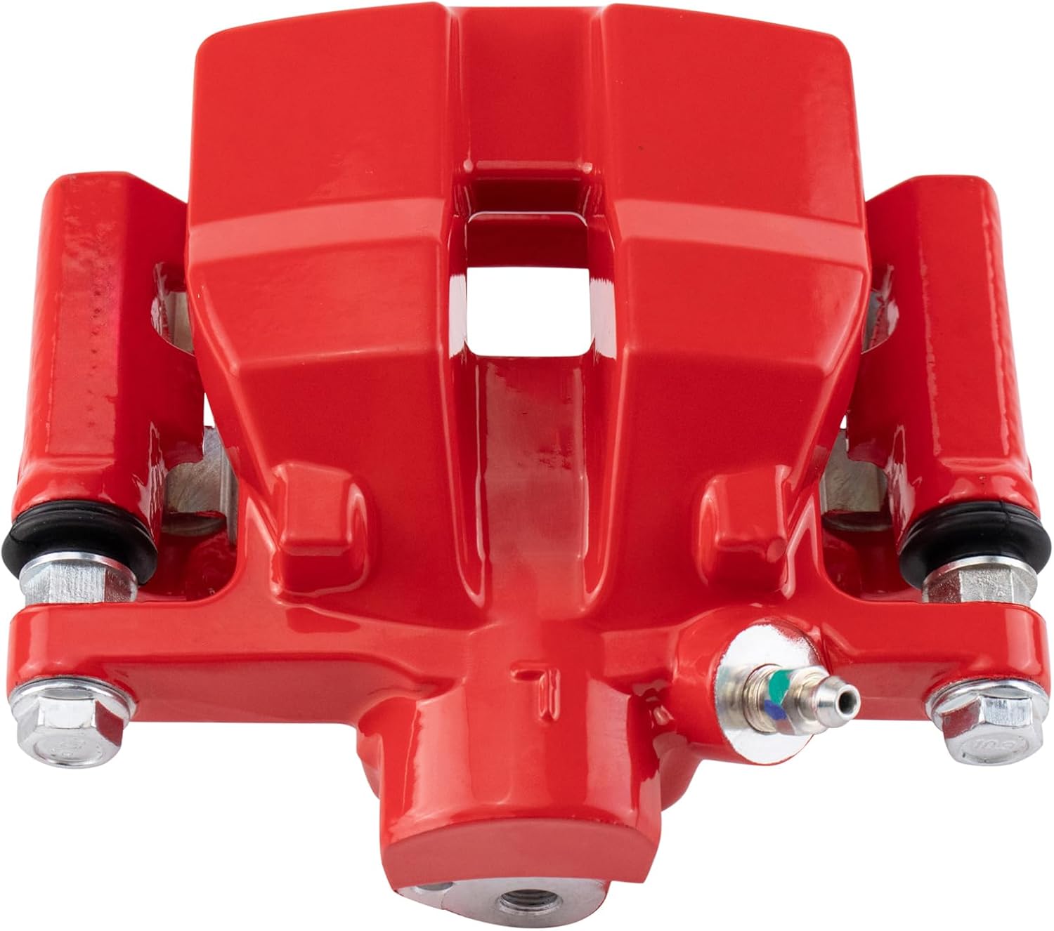 TRQ Rear Right Brake Caliper w/Bracket Performance Red Passenger Side Compatible with 2010-2015 Lexus RX350 2012-2015 RX450h 2014-2019 Toyota Highlander 2011-2020 Sienna