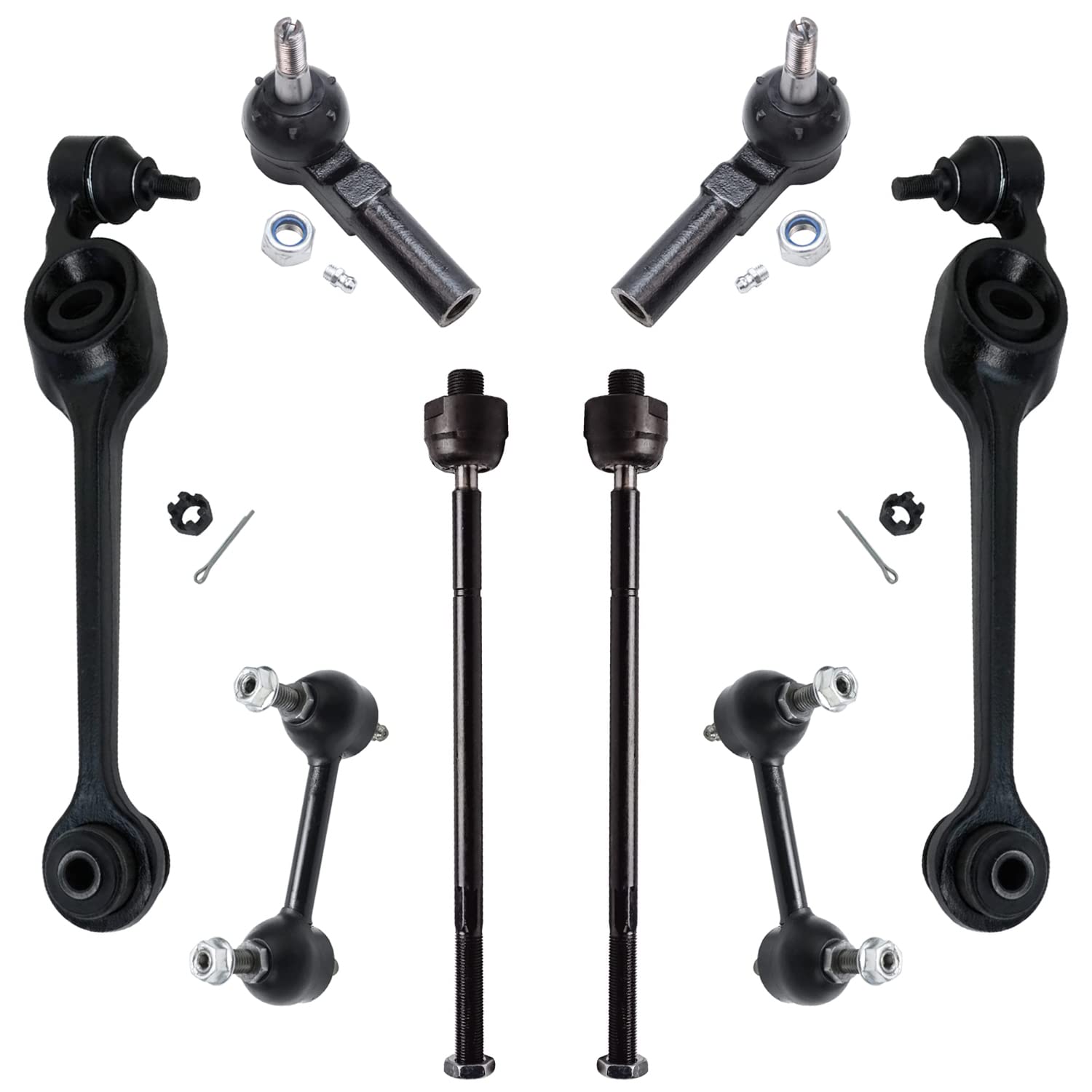 Detroit Axle - 8pc Front End Control Arms Kit for Saturn SC SC1 SC2 SL SL1