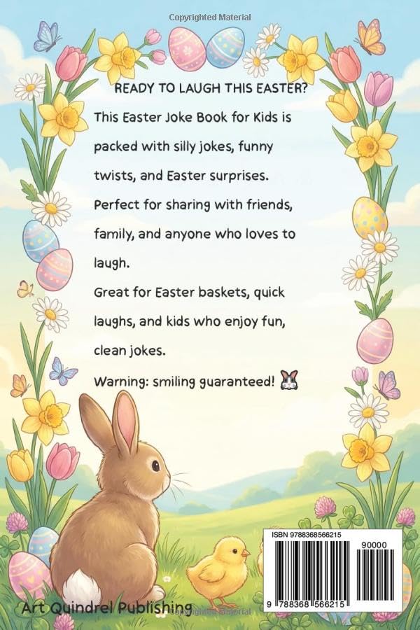 Easter Joke Book for Kids: Funny Easter Basket Stuffer with Riddles, Corny Puns and Silly Laugh-Out-Loud Challenges for Kids Ages 8-12 image 3