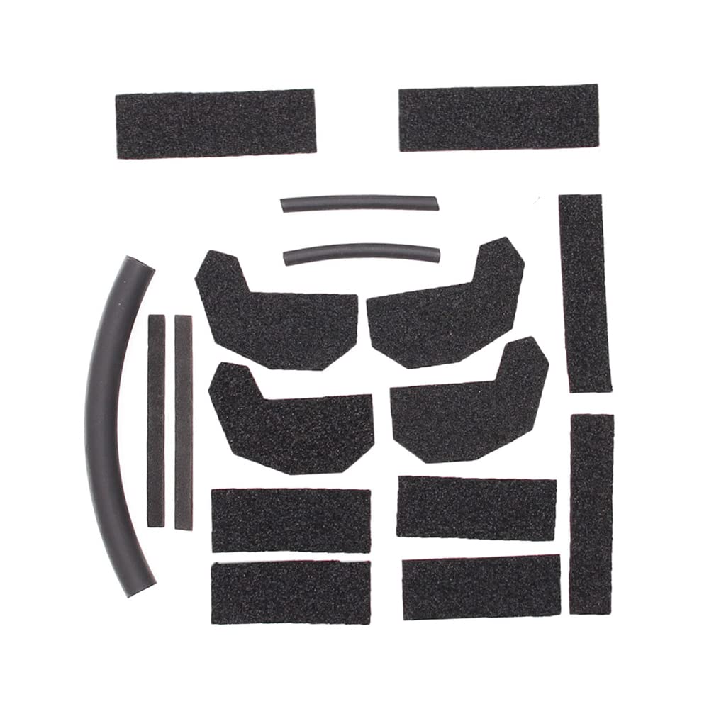 TOTMOX Foam Blocker Seal Kit 17 PCS/Set Compatible with Jeep Compatible with Wrangler 2007-2018