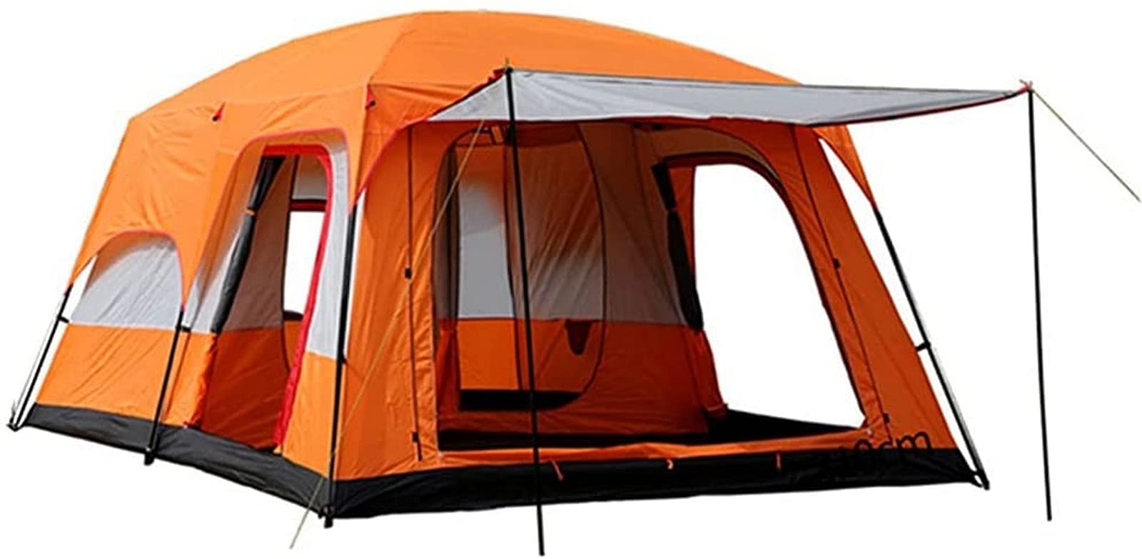 オレンジとホワイトのキャンプテント RAPIDE X1-2P INTERNATIONAL ORANGE | ラピードエックスワン2P