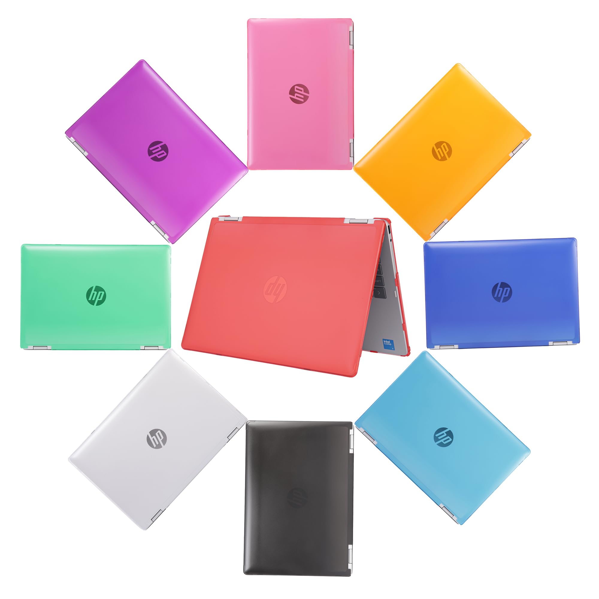 mCover Custodia compatibile solo per computer portatili Windows 2-in-1 2025-2026 da 14 pollici HP OmniBook 5 Flip 14-FPxxxx 2-in-1 (non compatibile con altri modelli HP), arancione