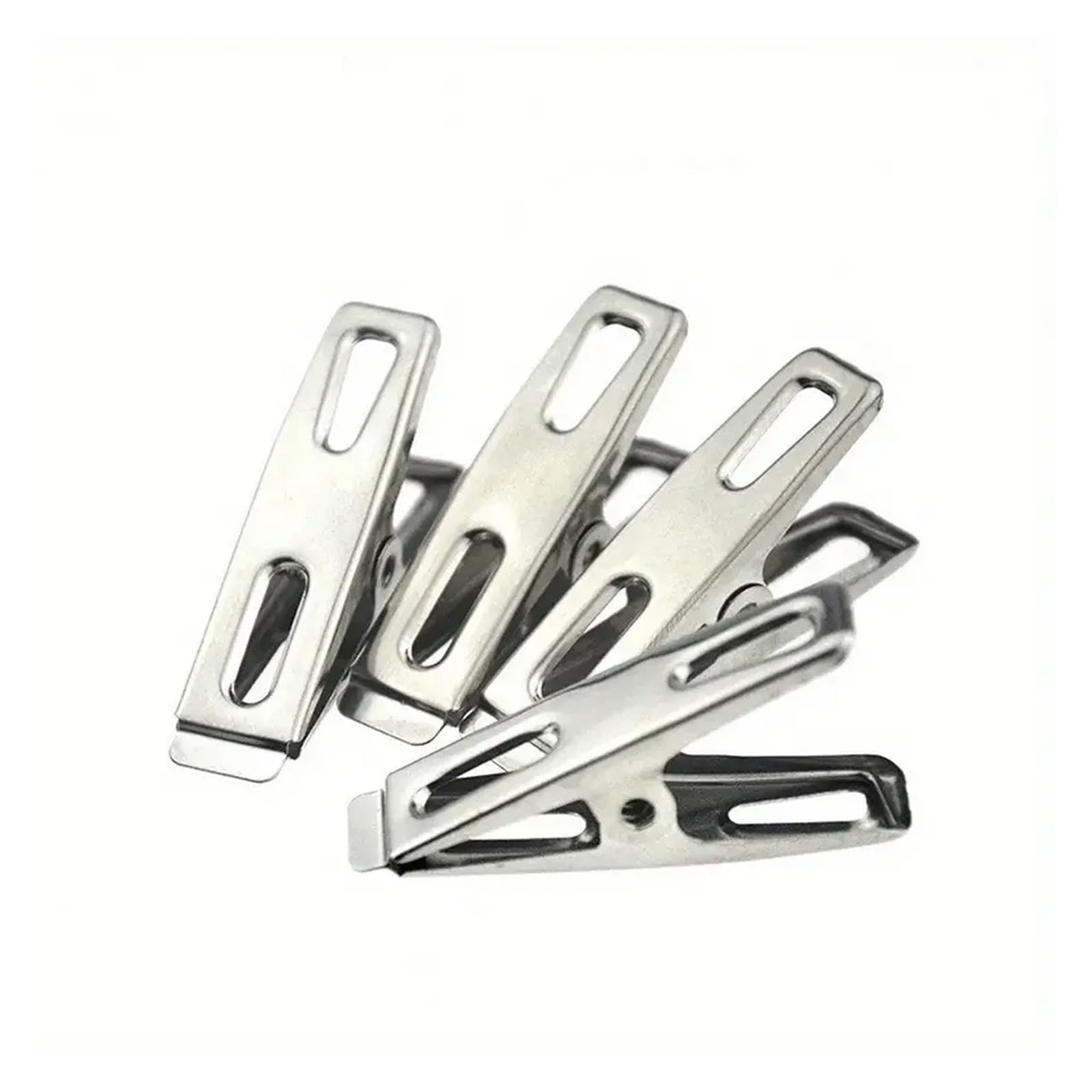 Metal Clothes Pegs 200Pcs Stainless Steel Clothespins Binder Clips Metal Clothes Durable Clip Set For Binding And Clipping for Washing Line Fixing Towel Sock Underwear