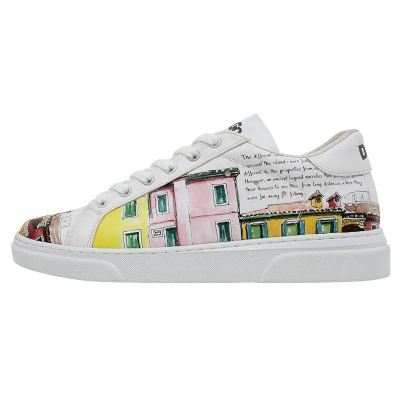 DOGO Women's Ace Sneakers, White, 5.5 UK