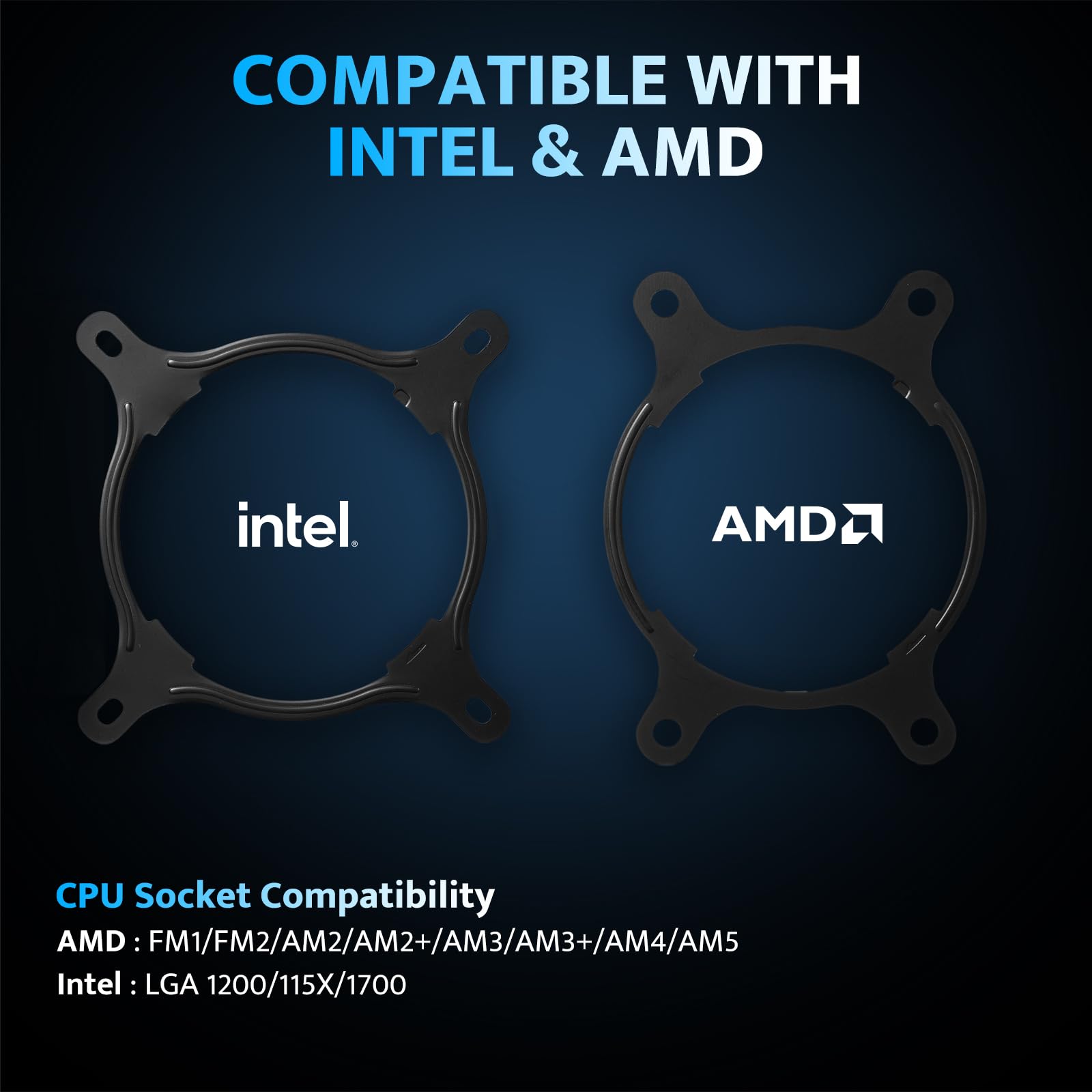 darkFlash DNA360A AIO CPU Liquid Cooler, Pompa ad Alte Prestazioni, ARGB PWM Ventole, con Display con Logo darkFlash Personalizzabile, Compatibile con Intel 1851/1700, AMD AM4/AM5 (Nero, 360 mm AIO)