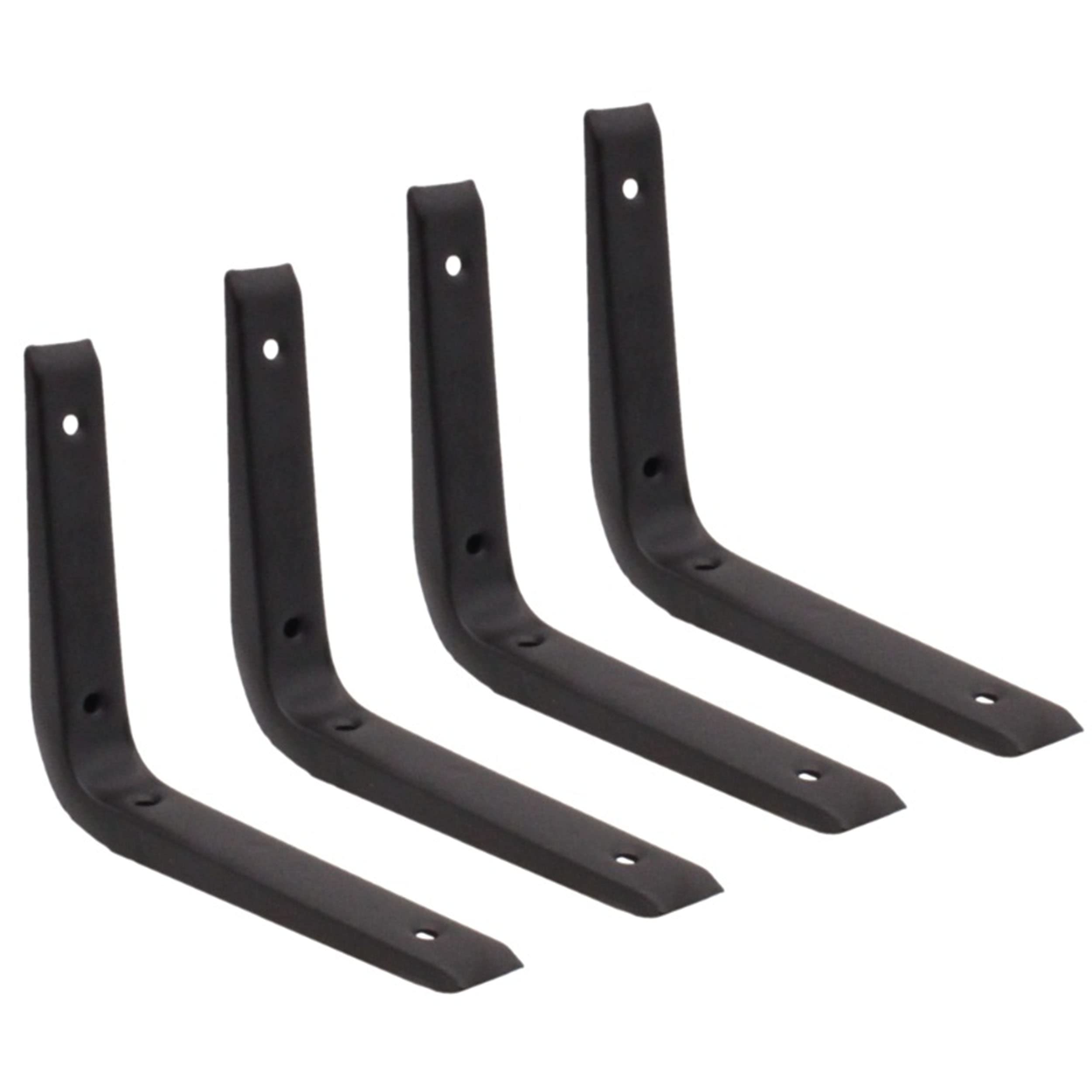 Eai Black Strong Shelf Bracket Reinforced 150X125mm | | Brand | Pack Of 4