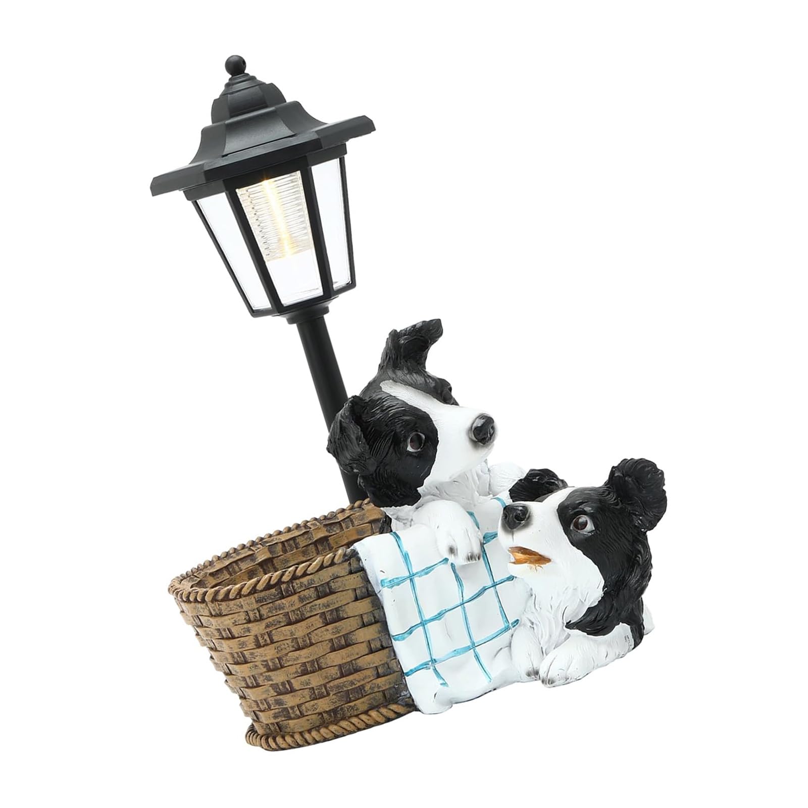 Tsophreniq Decorative Solar Light Outdoor Garden Lighting Resin Texture Night Lighting Perfect for Yard Pathway Children Present Solar Garden Lights