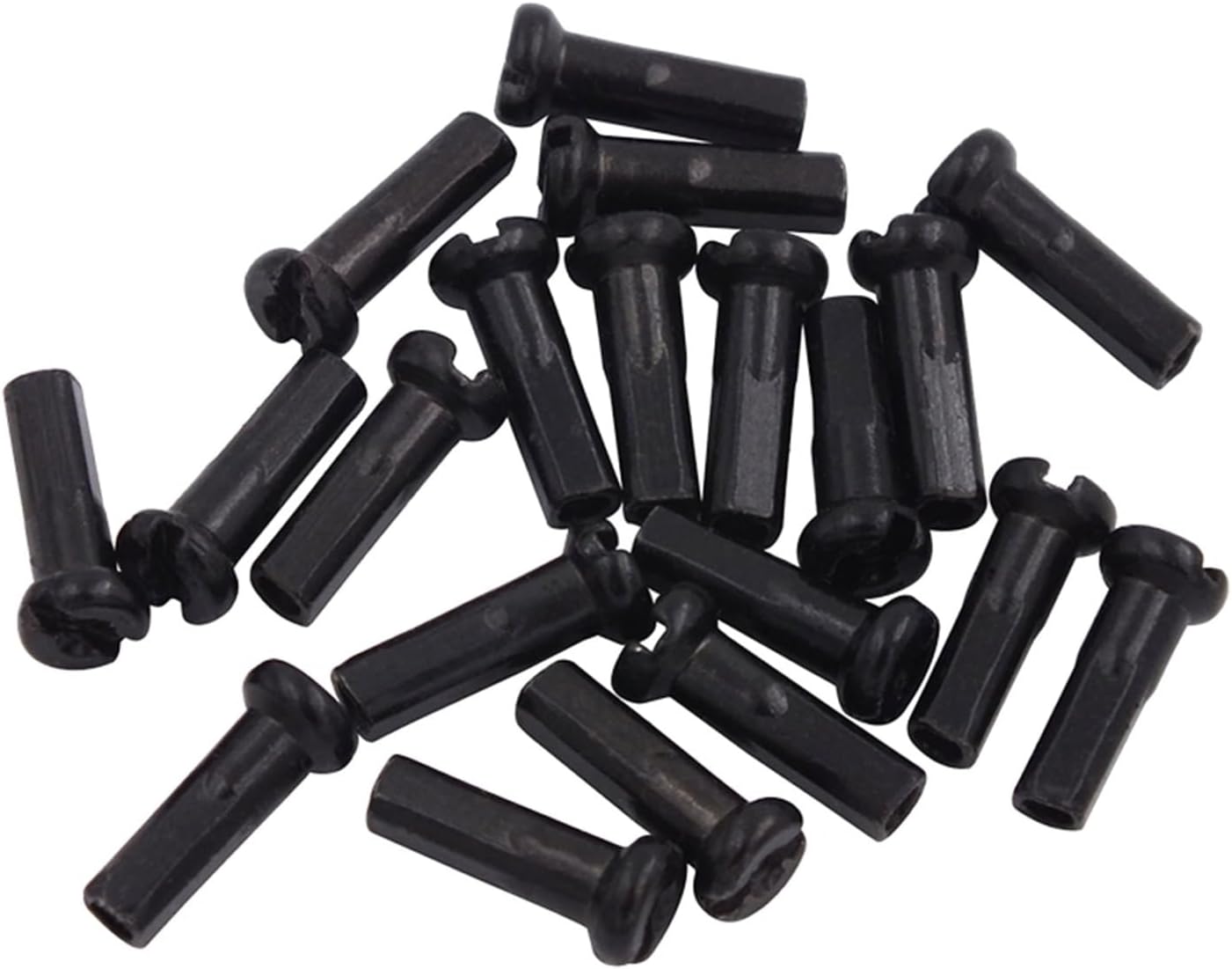 Mountain Bike Color Spoke Cap Spoke Accessories Wheel Spoke Nipple (Color : Black, Size : 14mm)