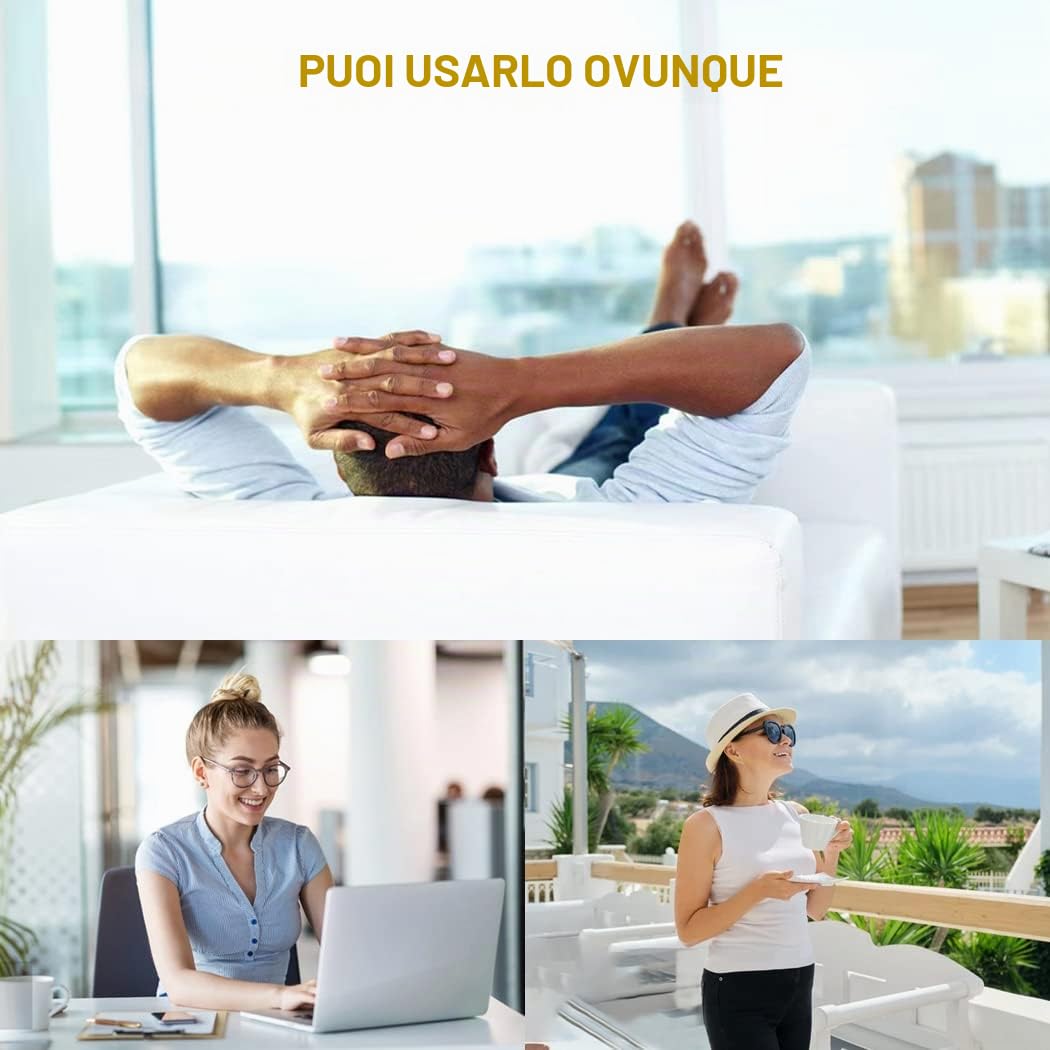 KOHEEL Dispositivo per Dolore ATM, Digrignamento Denti e Serramento Mascella - Rimedio per Cefalea, Trisma e Bruxismo da Tensione Muscolare - Stretching Passivo per Rilassare i Muscoli Masticatori