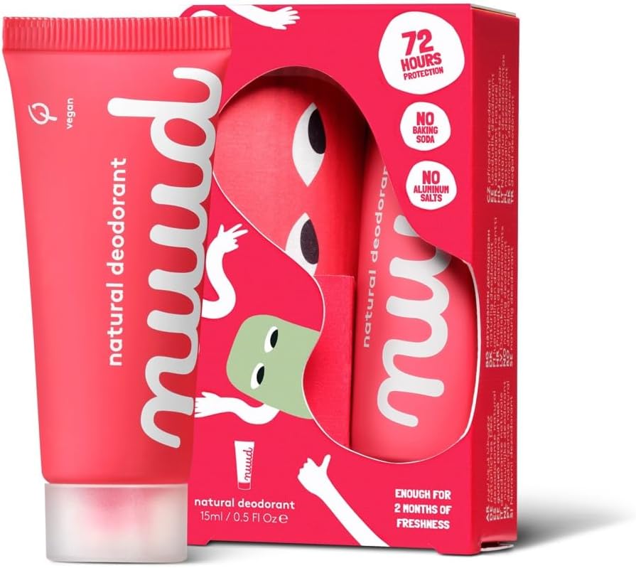 Cream Deodorant (Starter (1 x 15 ml), Red)