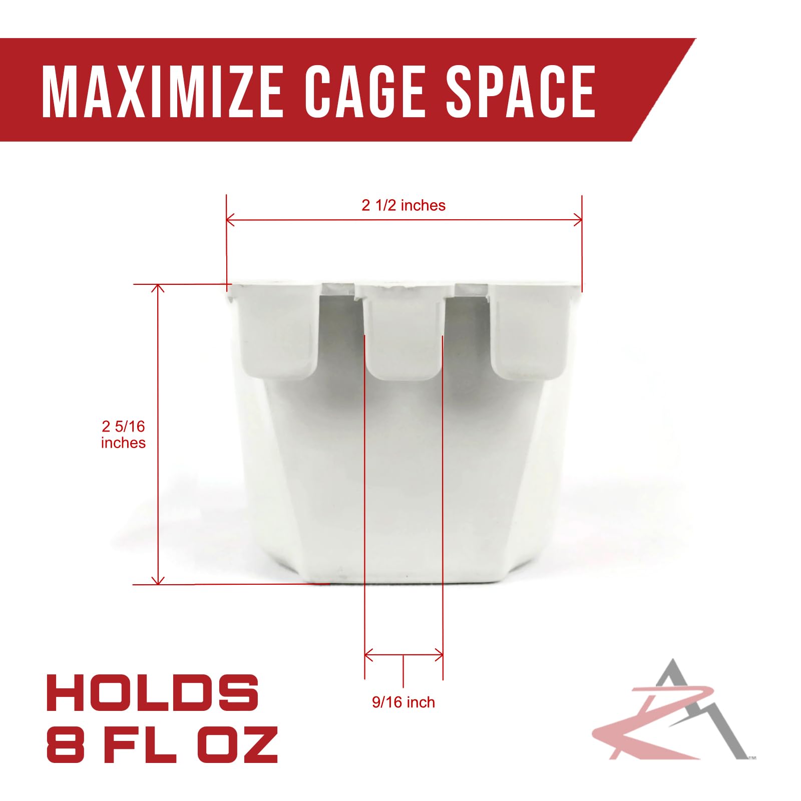 The ROP Shop | 12-Pack - Gray Cage Cups Made of Flexible Plastic Prevent Freezing & Breaking